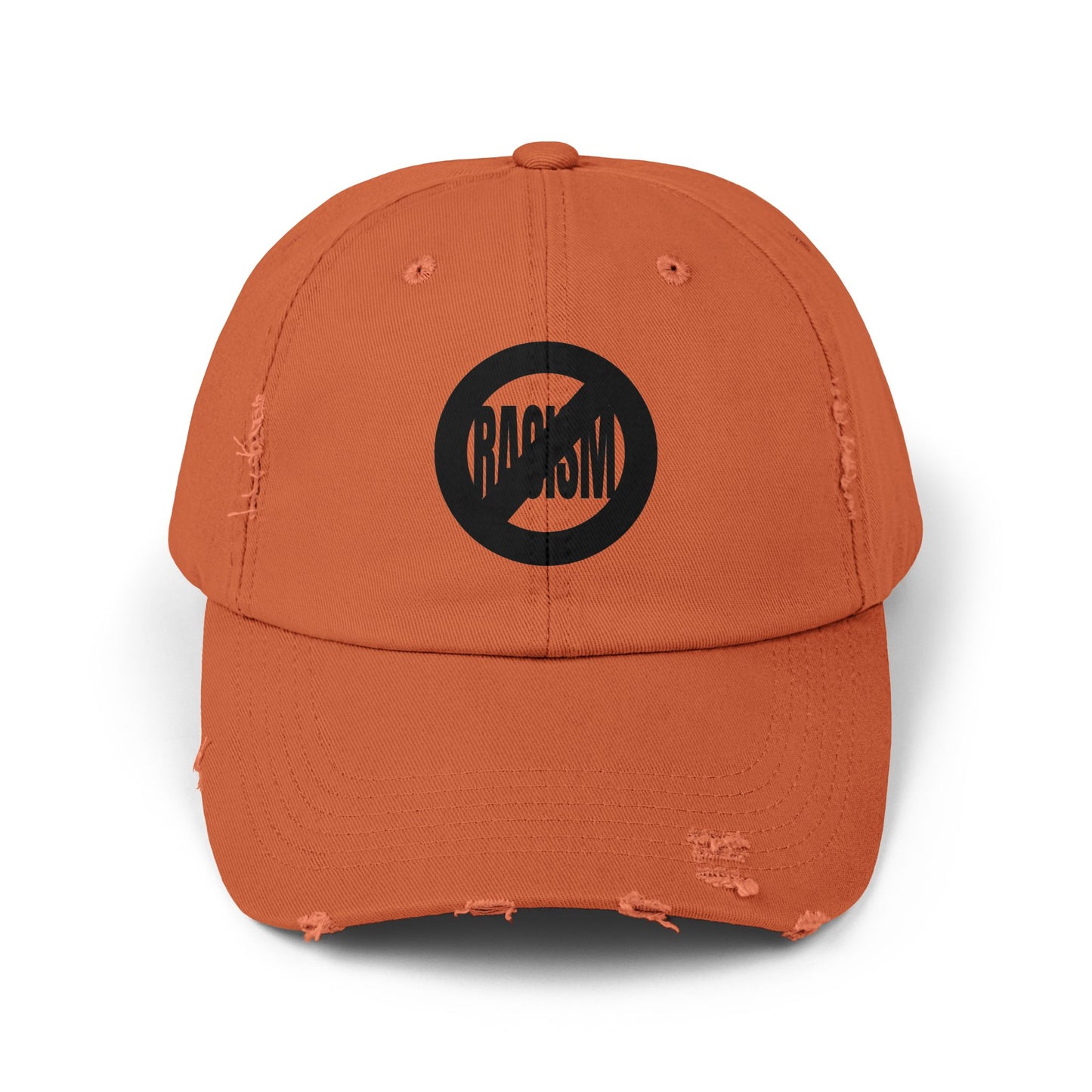 No Racism Unisex Distressed Cap