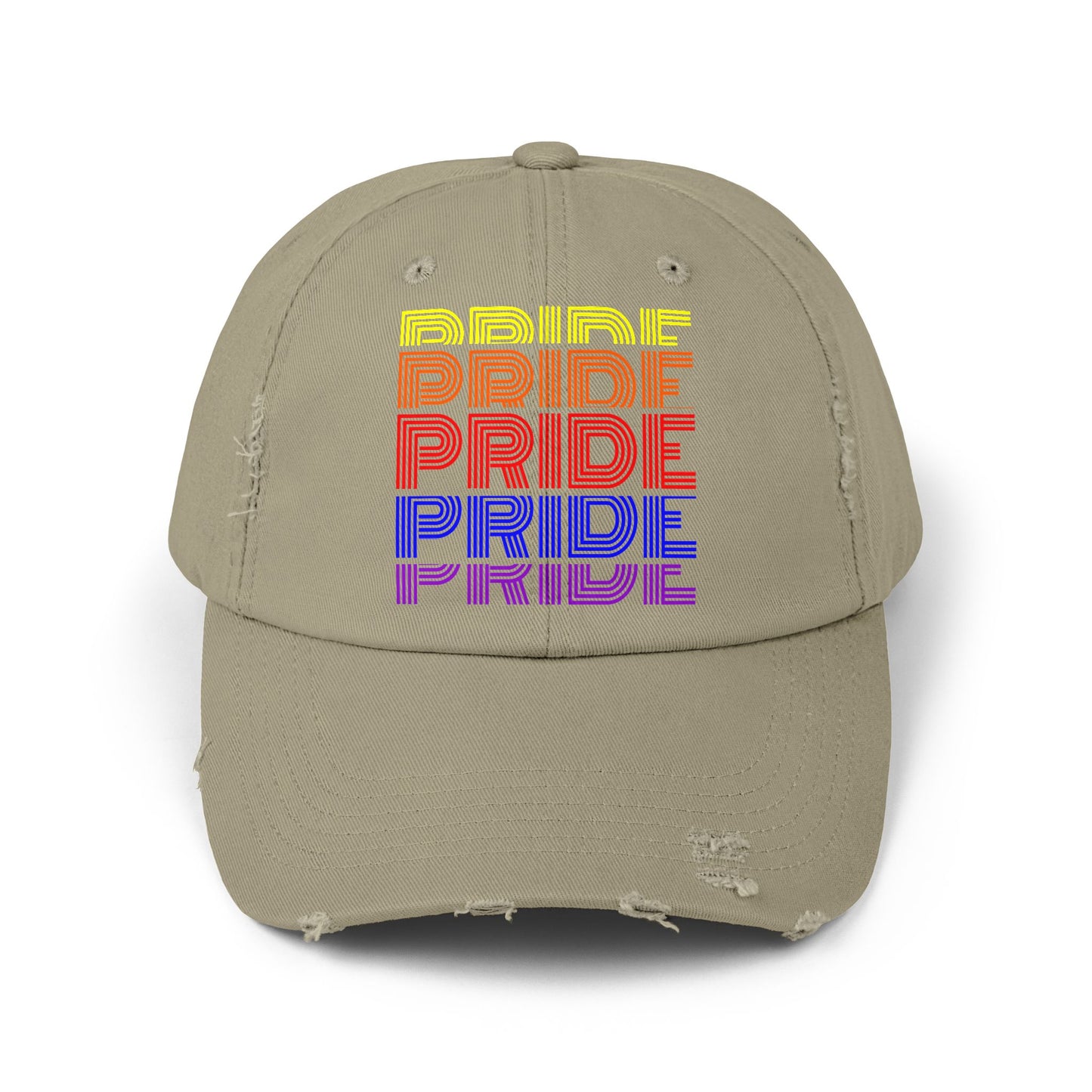 Pride Unisex Distressed Cap