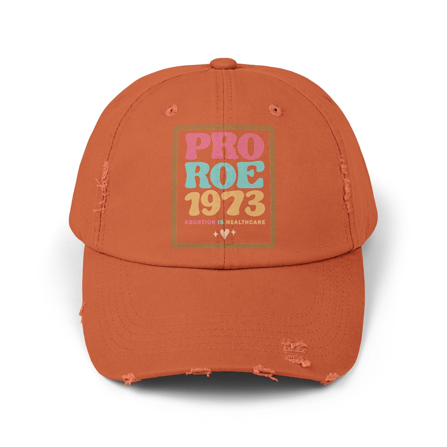 Pro Roe 1973 Unisex Distressed Cap