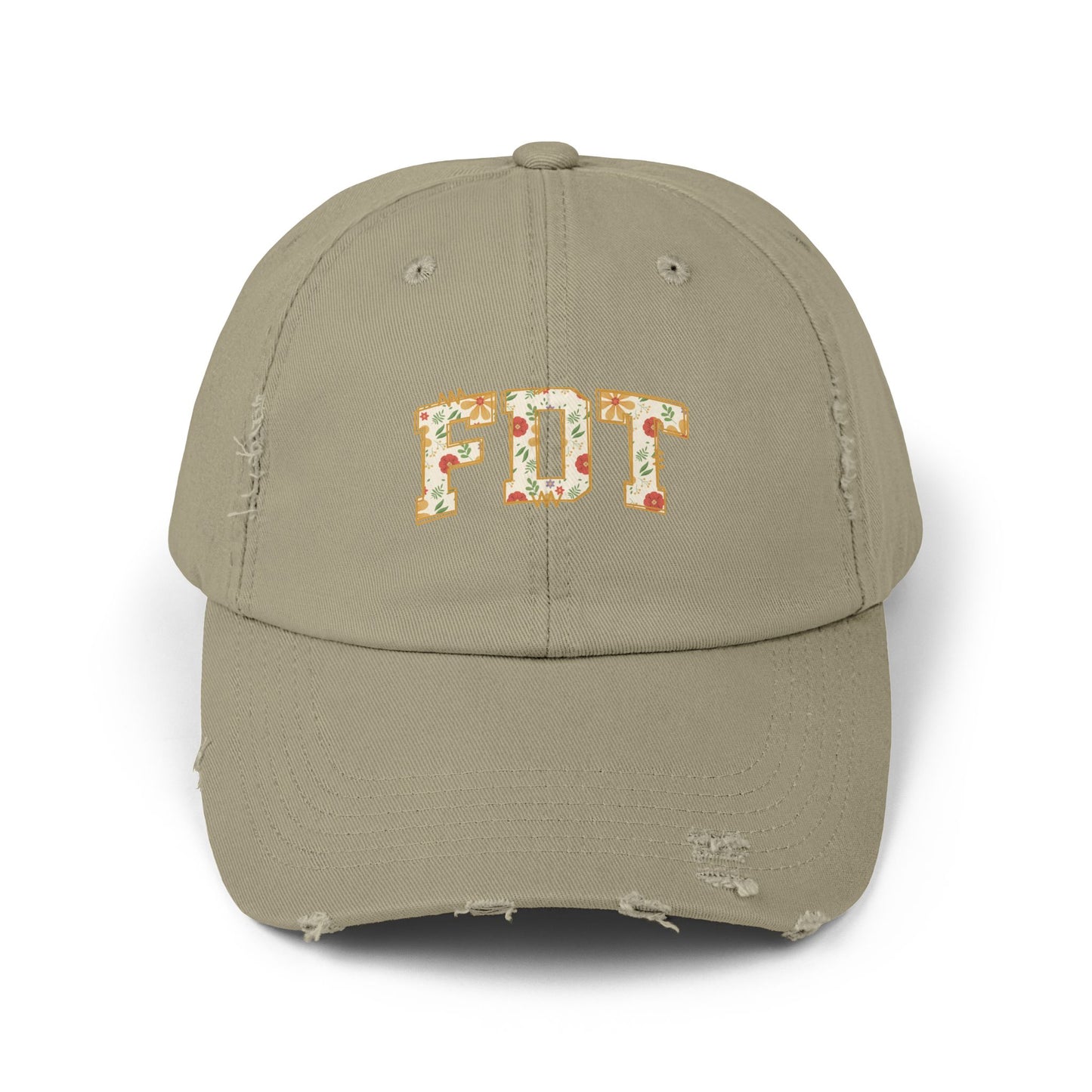 FDT Unisex Distressed Cap