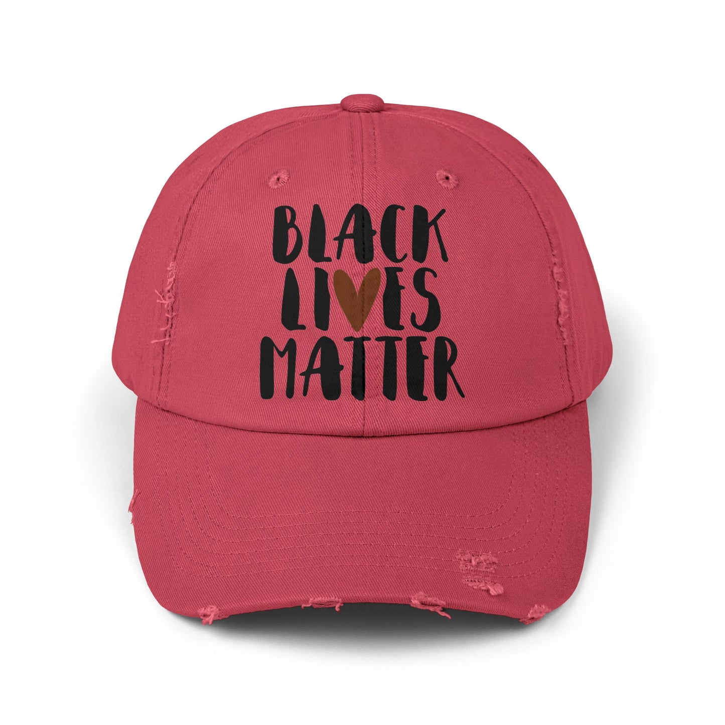 Black Lives Matter Unisex Distressed Cap