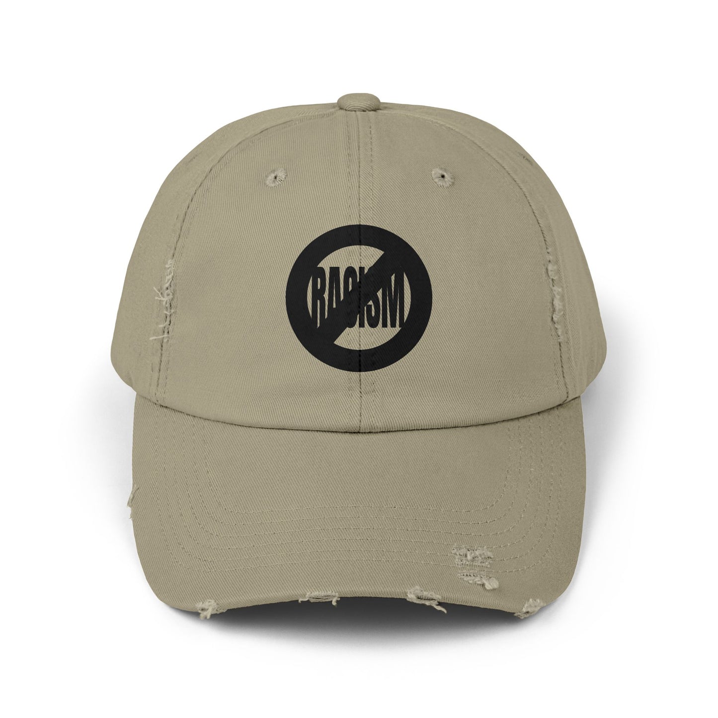 No Racism Unisex Distressed Cap