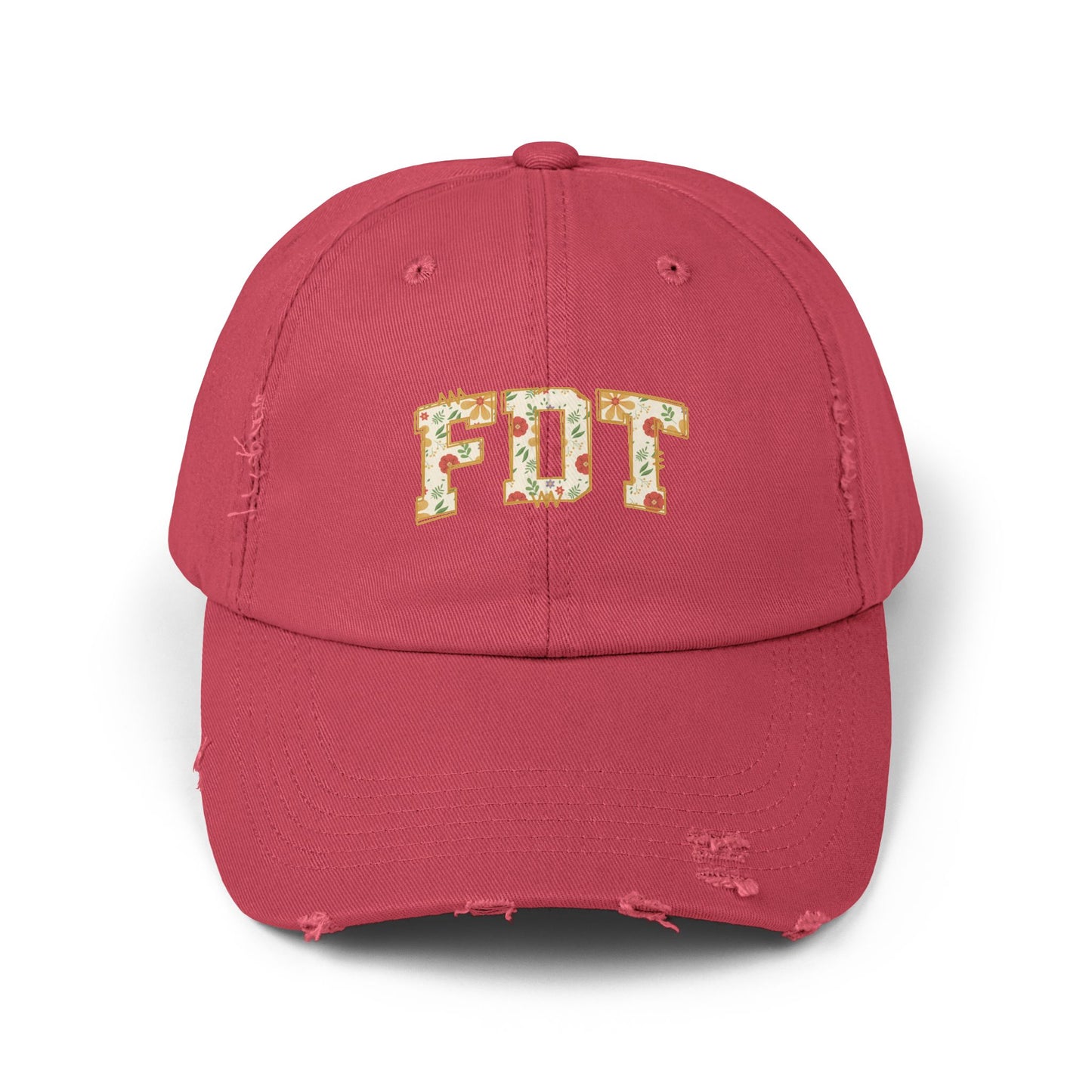FDT Unisex Distressed Cap