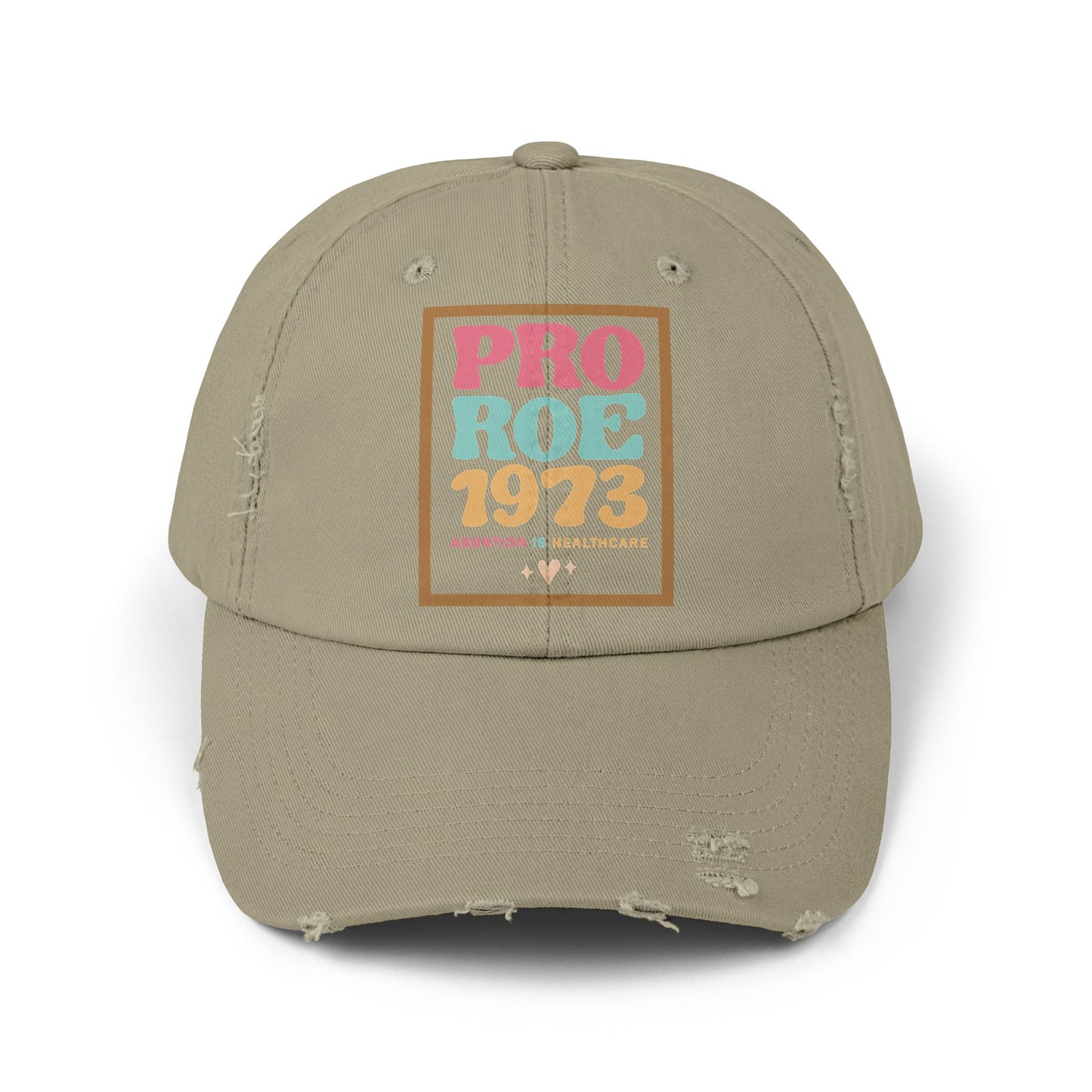 Pro Roe 1973 Unisex Distressed Cap