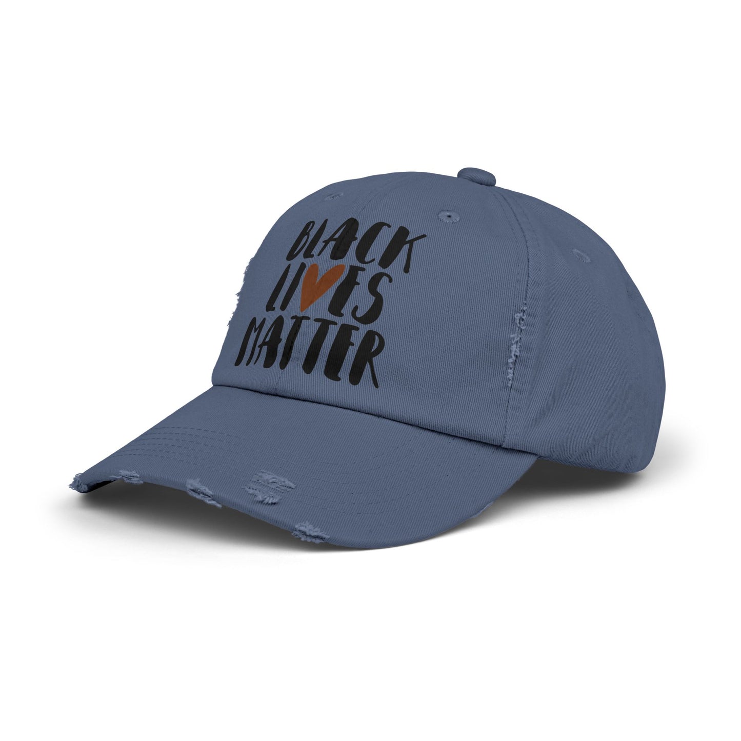 Black Lives Matter Unisex Distressed Cap