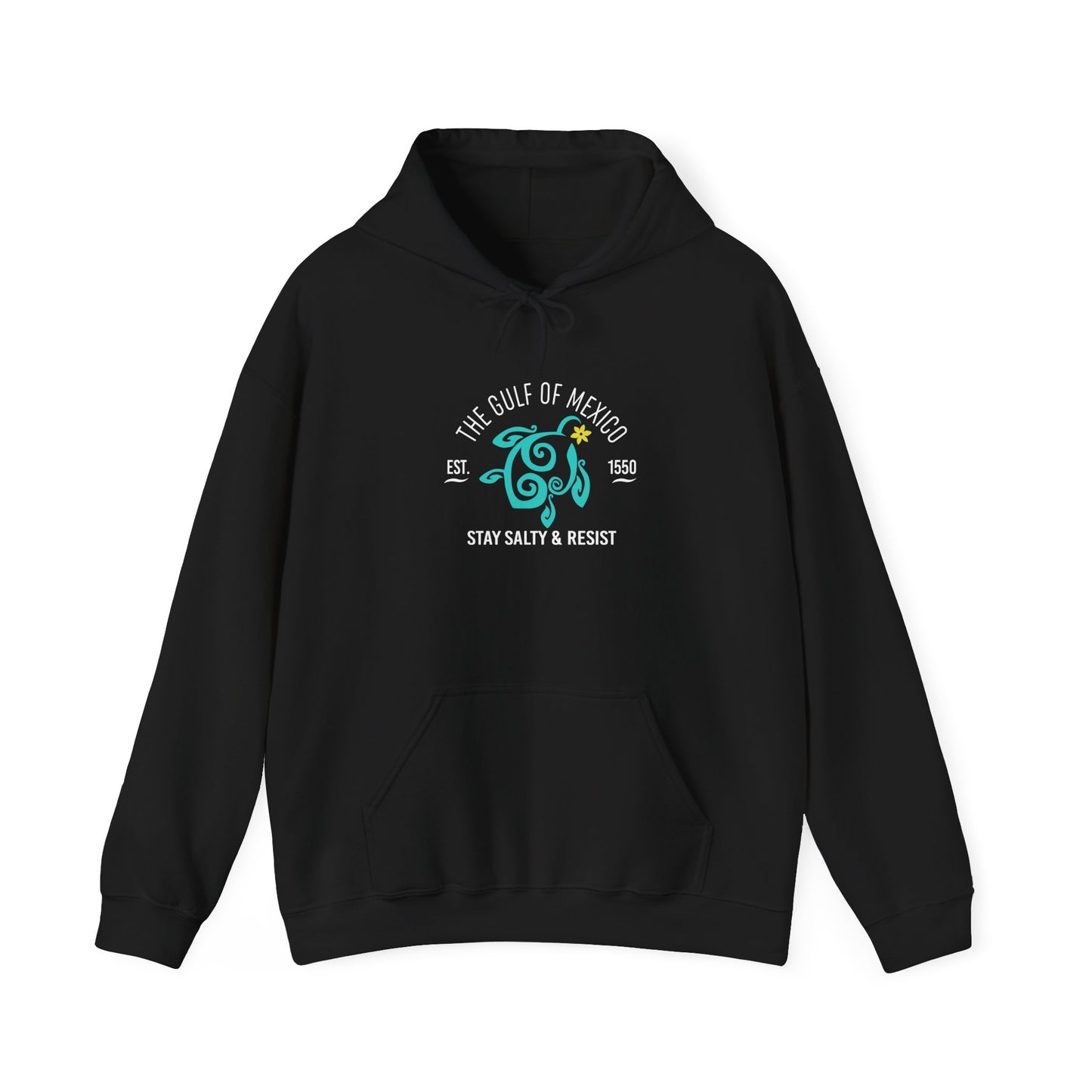 Stay Salty & Resist Unisex Hooded Sweatshirt