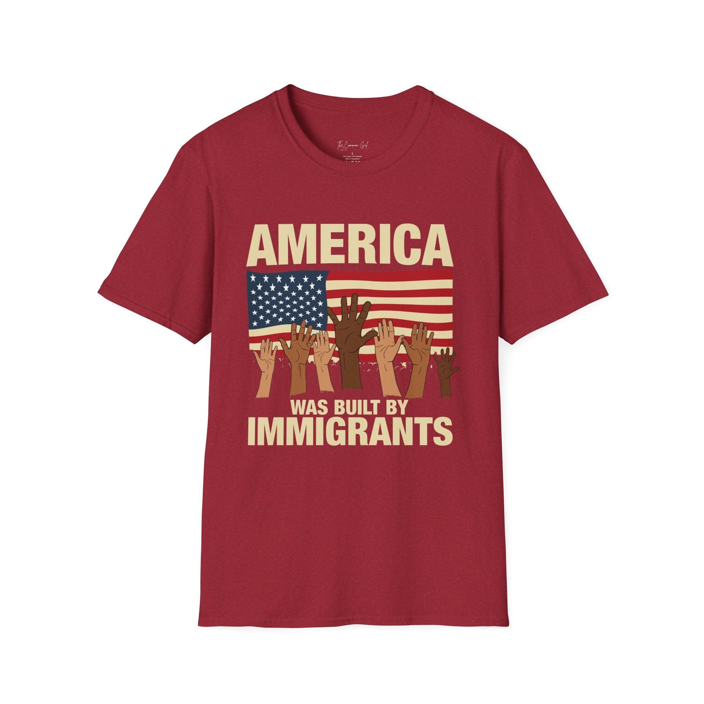 America Was Built By Immigrants Unisex T-Shirt