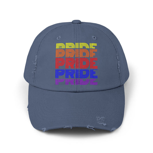 Pride Unisex Distressed Cap
