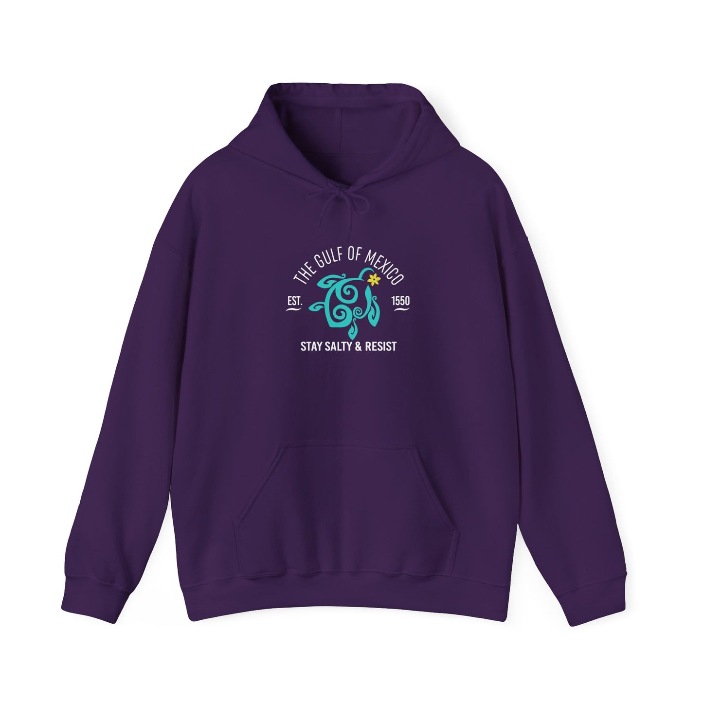 Stay Salty & Resist Unisex Hooded Sweatshirt