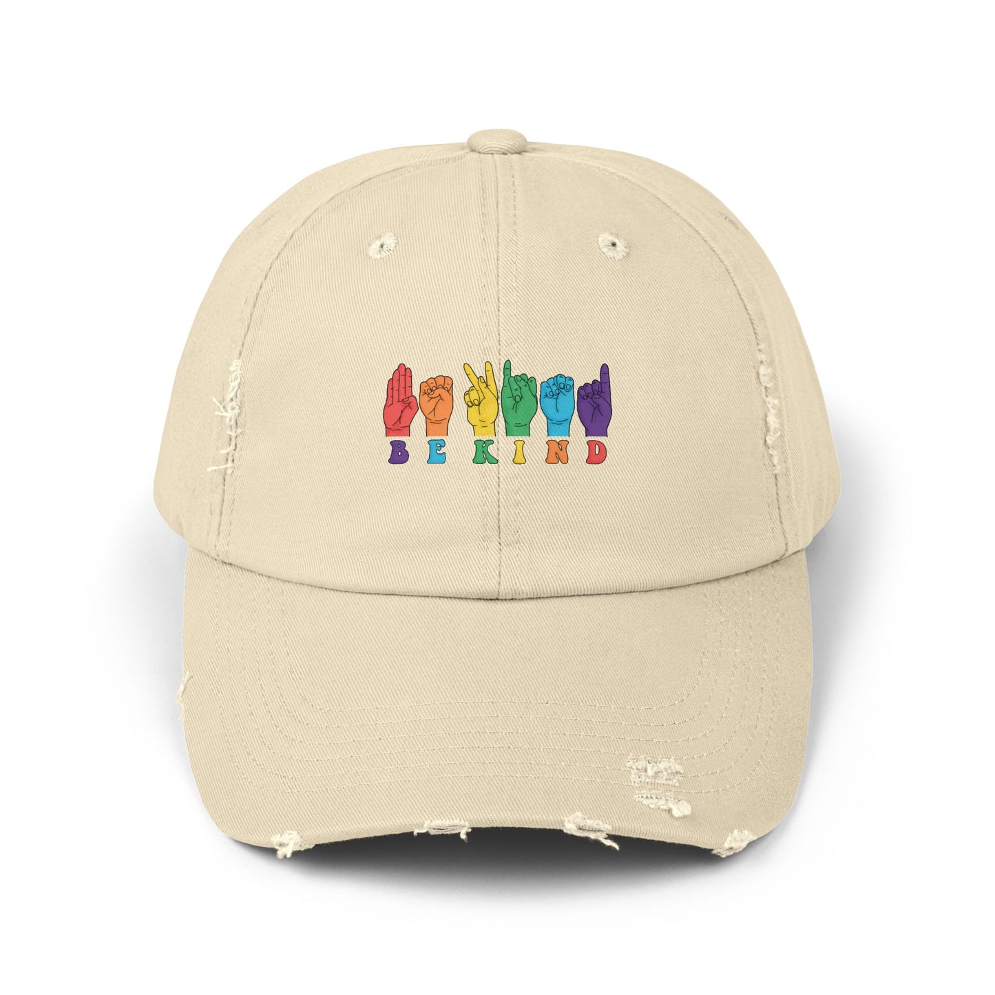 Be Kind Unisex Distressed Cap