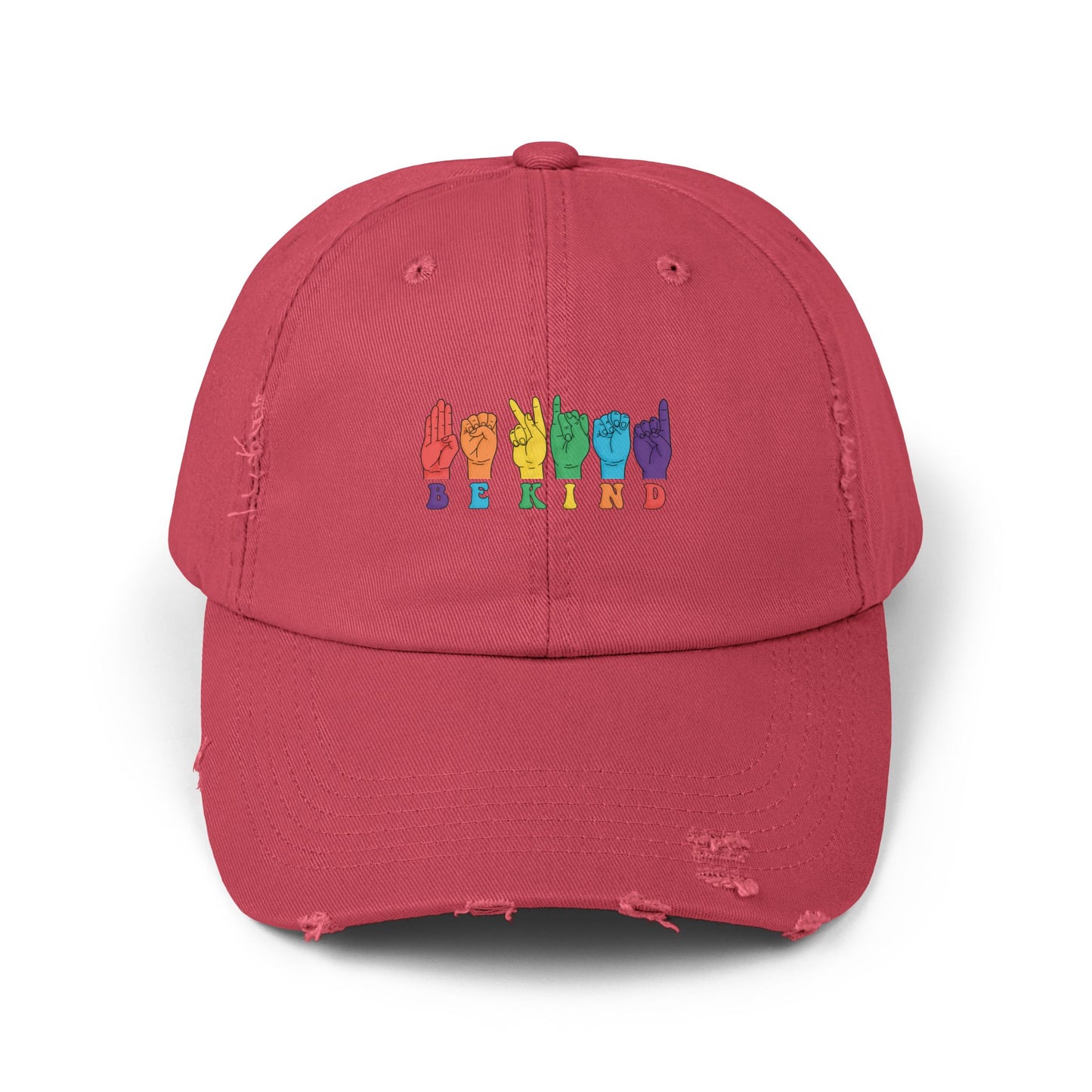 Be Kind Unisex Distressed Cap