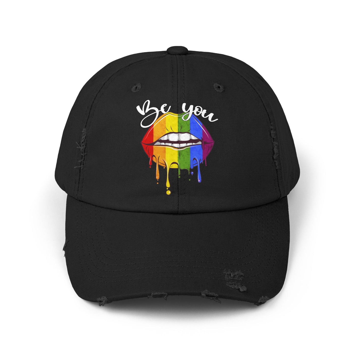 Be You Unisex Distressed Cap