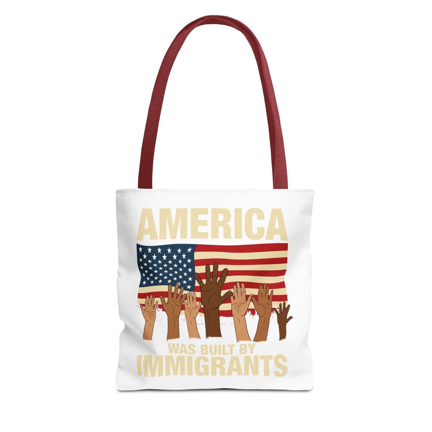 America Was Built By Immigrants Tote Bag