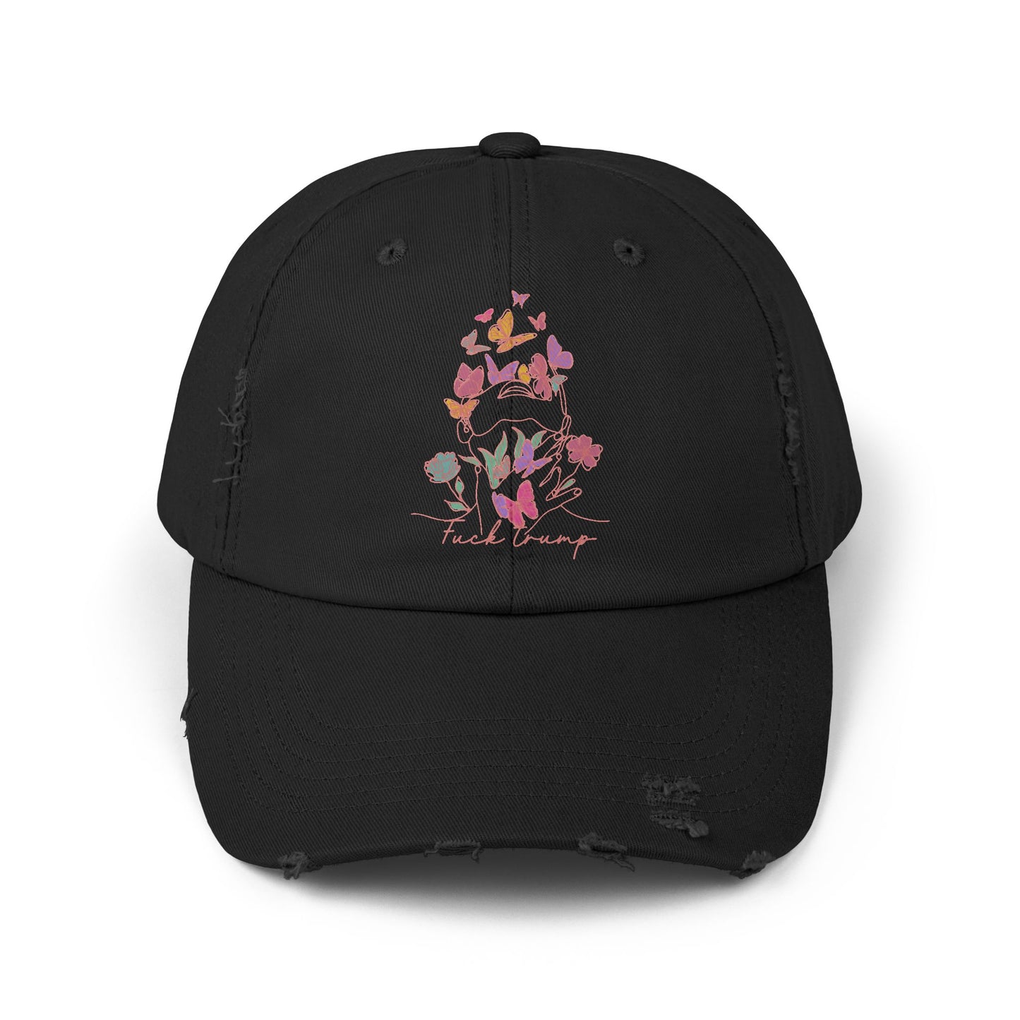 FDT - Butterflies Unisex Distressed Cap