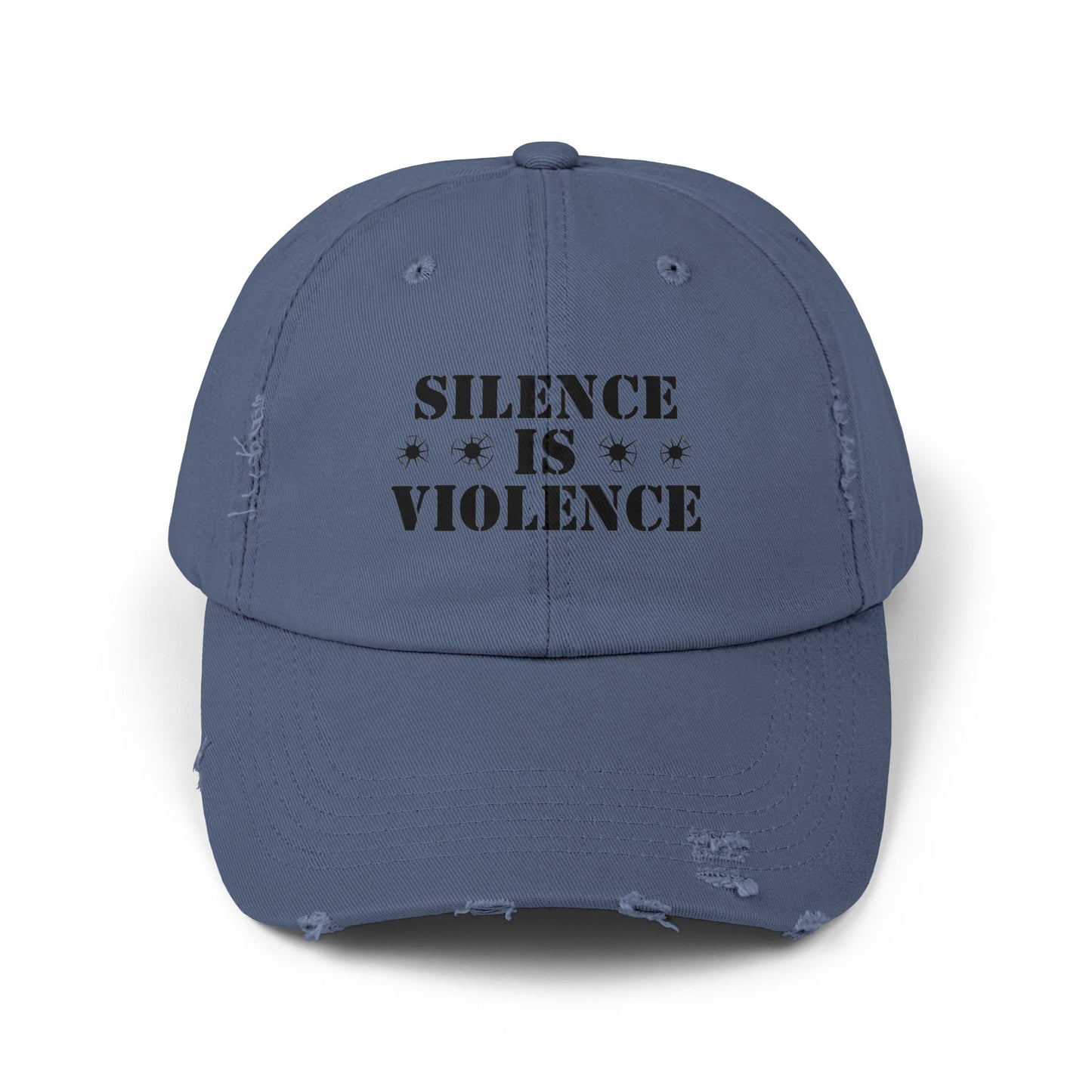 Silence is Violence Unisex Distressed Cap