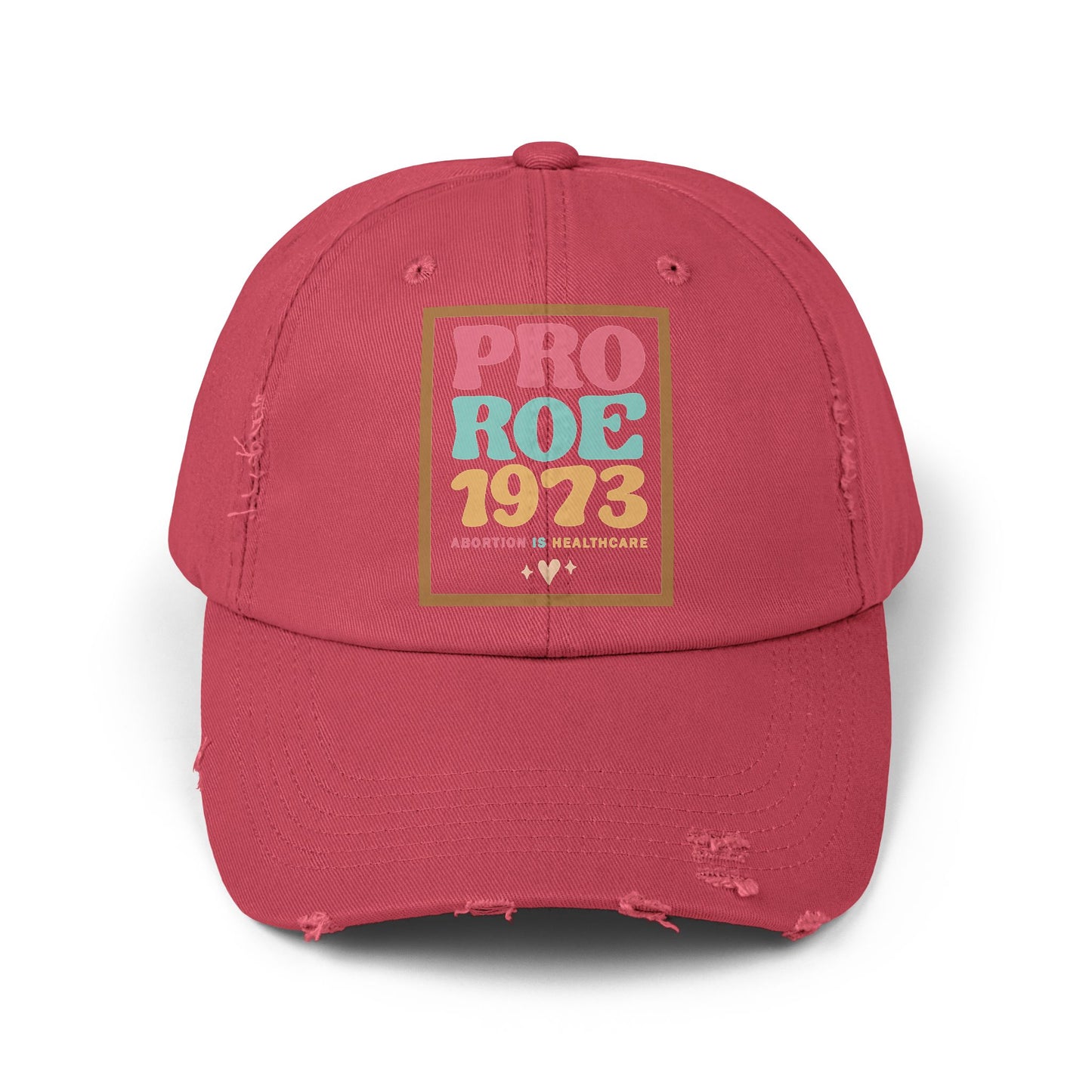 Pro Roe 1973 Unisex Distressed Cap