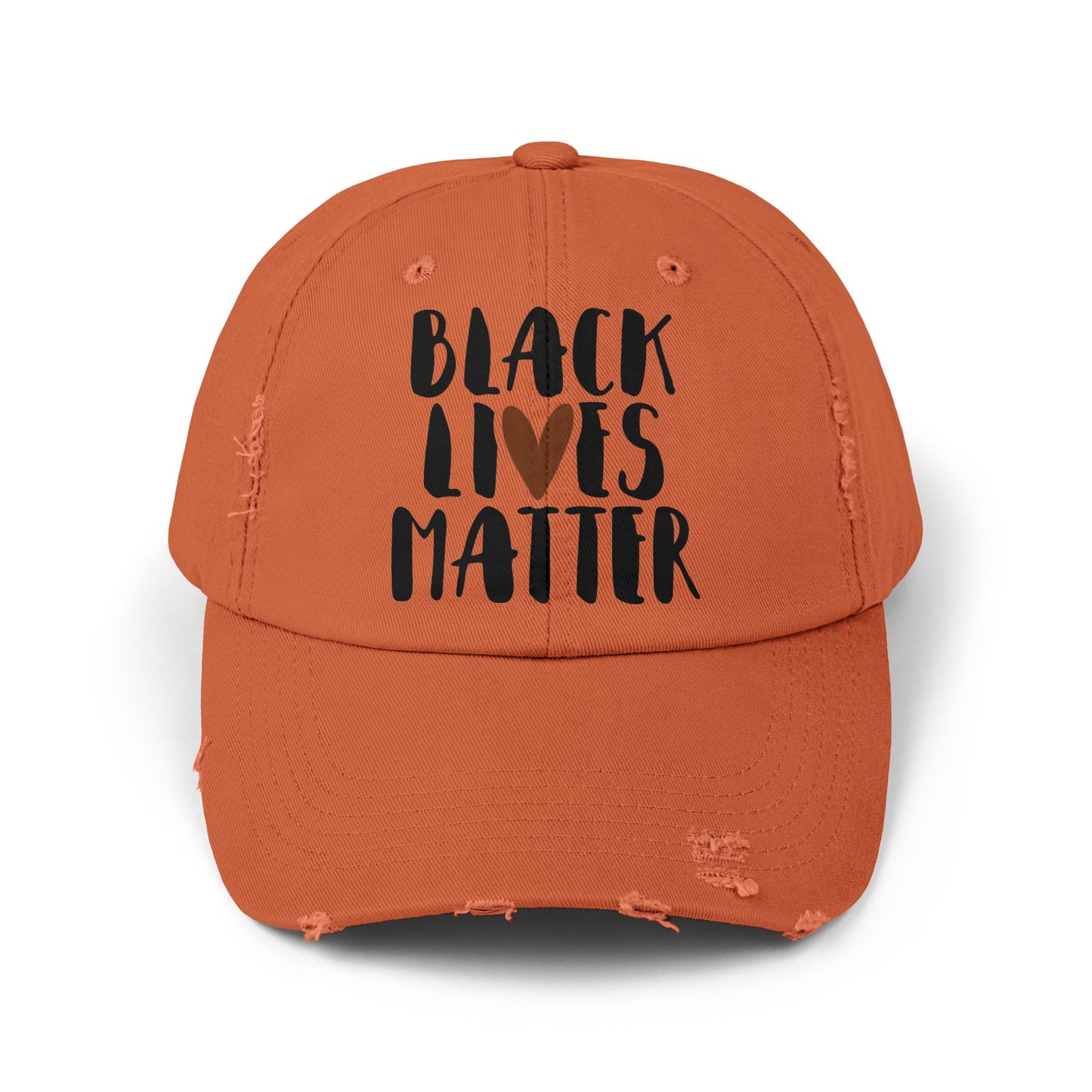 Black Lives Matter Unisex Distressed Cap