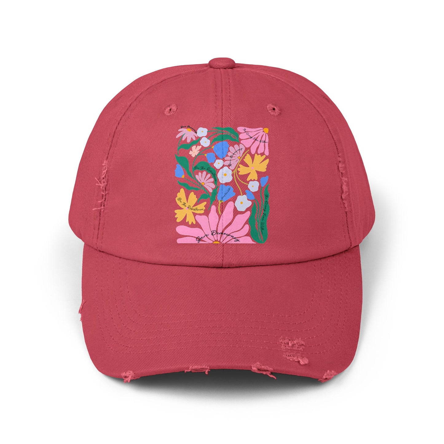 Save Democracy Unisex Distressed Cap