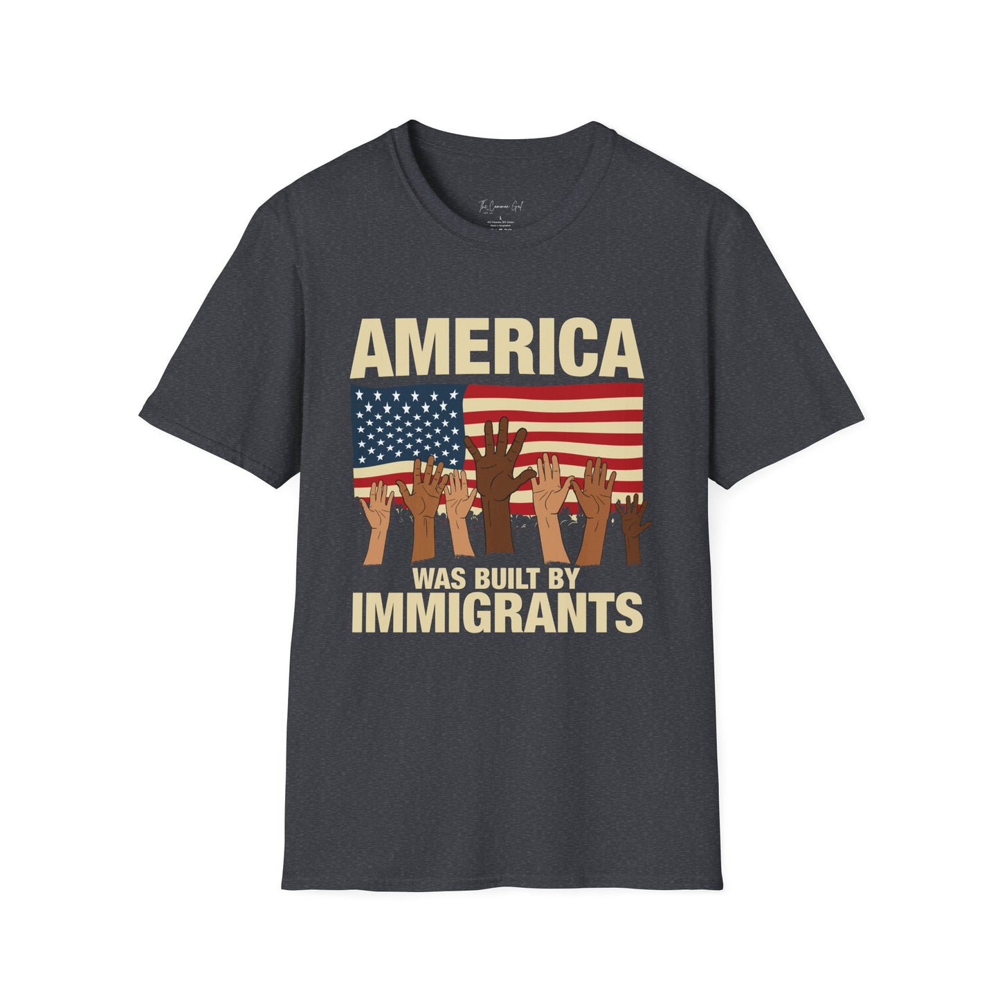 America Was Built By Immigrants Unisex T-Shirt