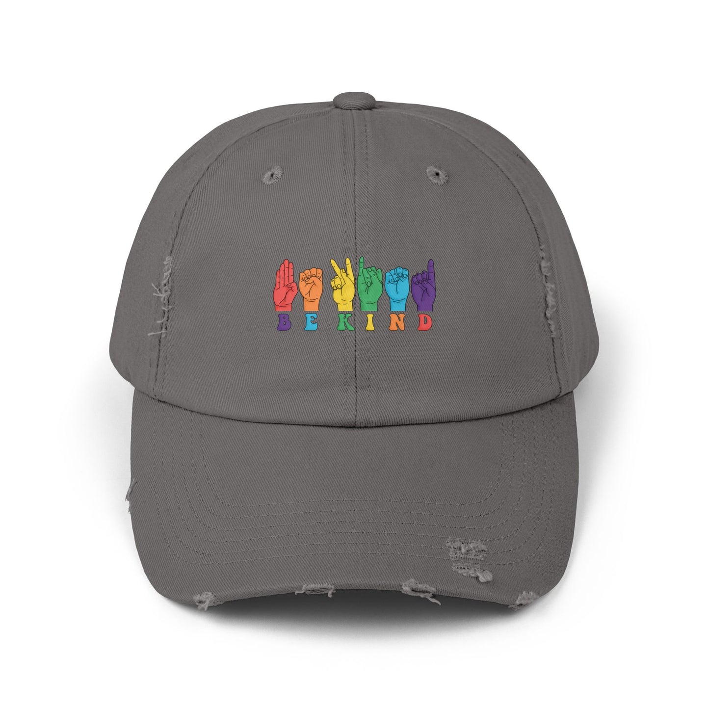 Be Kind Unisex Distressed Cap