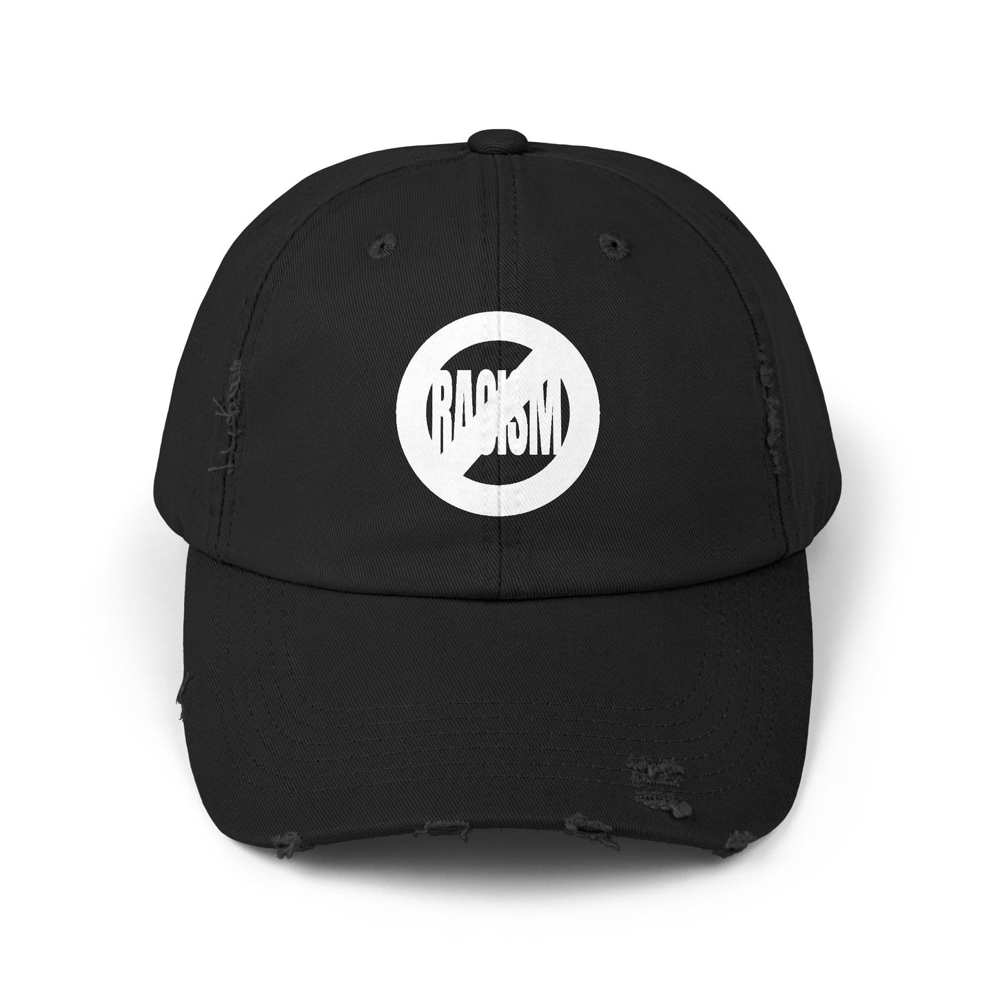 No Racism Unisex Distressed Cap