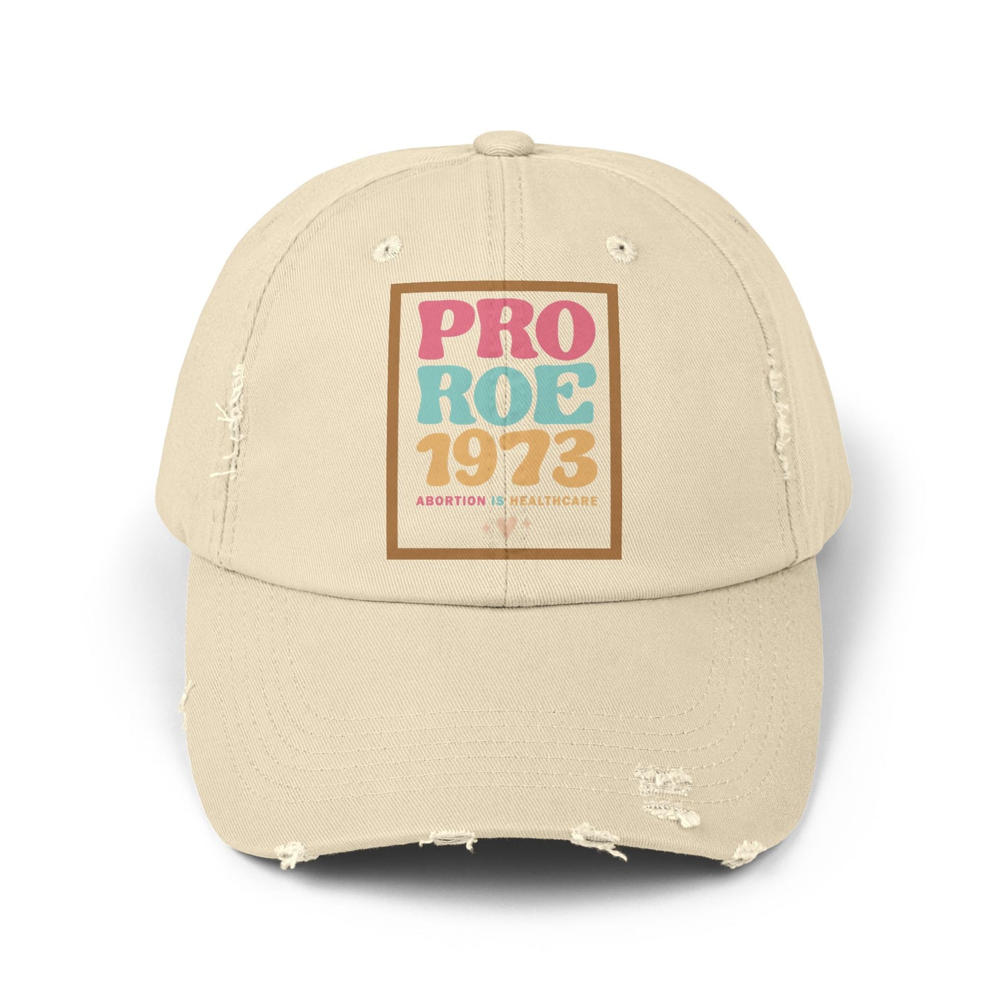 Pro Roe 1973 Unisex Distressed Cap