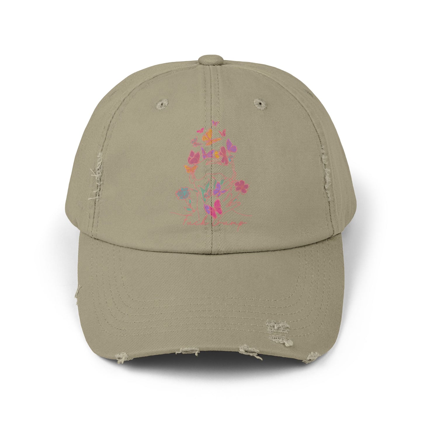 FDT - Butterflies Unisex Distressed Cap