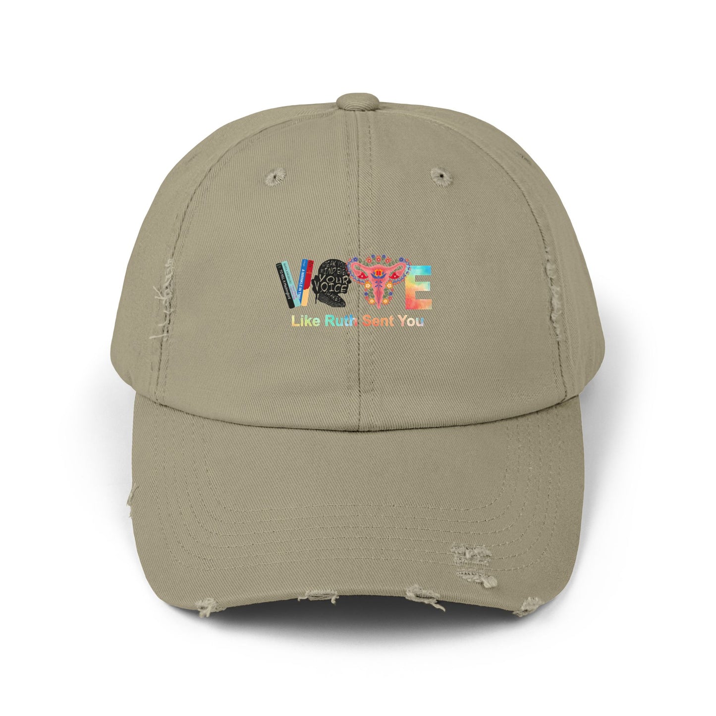 Vote Like Ruth Sent You Unisex Distressed Cap
