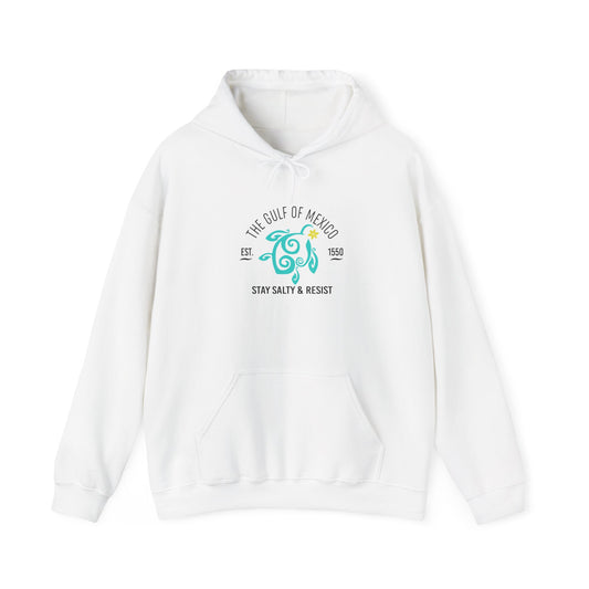 Stay Salty & Resist Unisex Hooded Sweatshirt