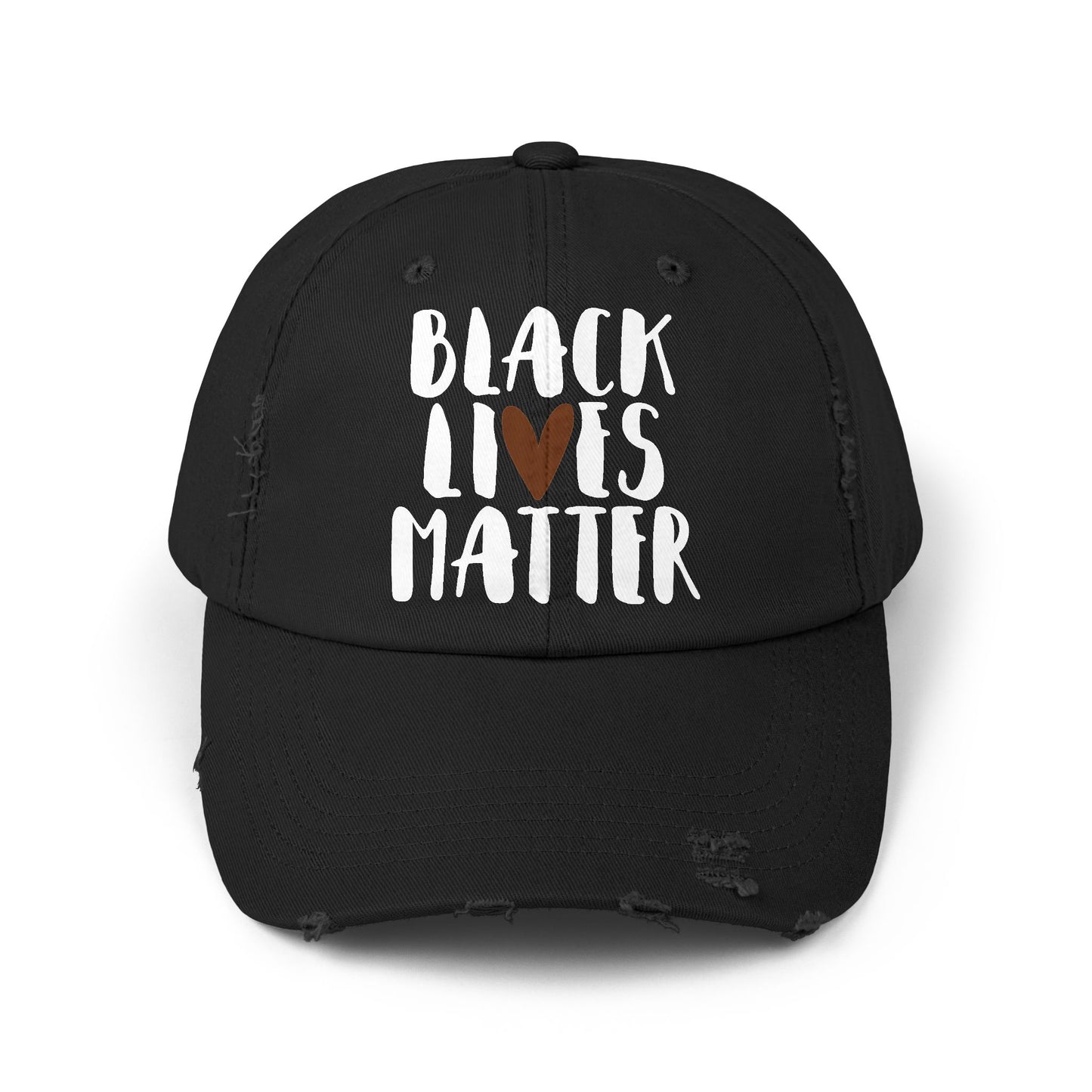 Black Lives Matter Unisex Distressed Cap