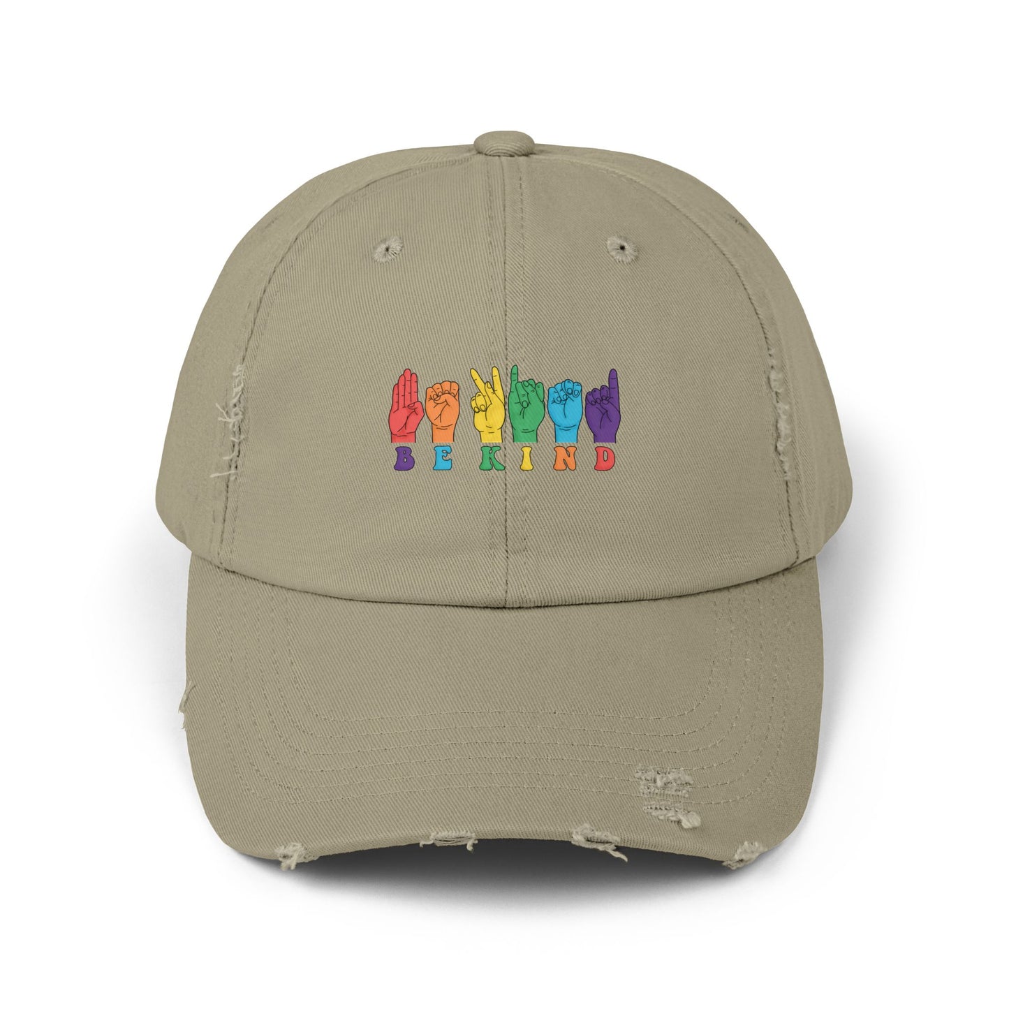 Be Kind Unisex Distressed Cap