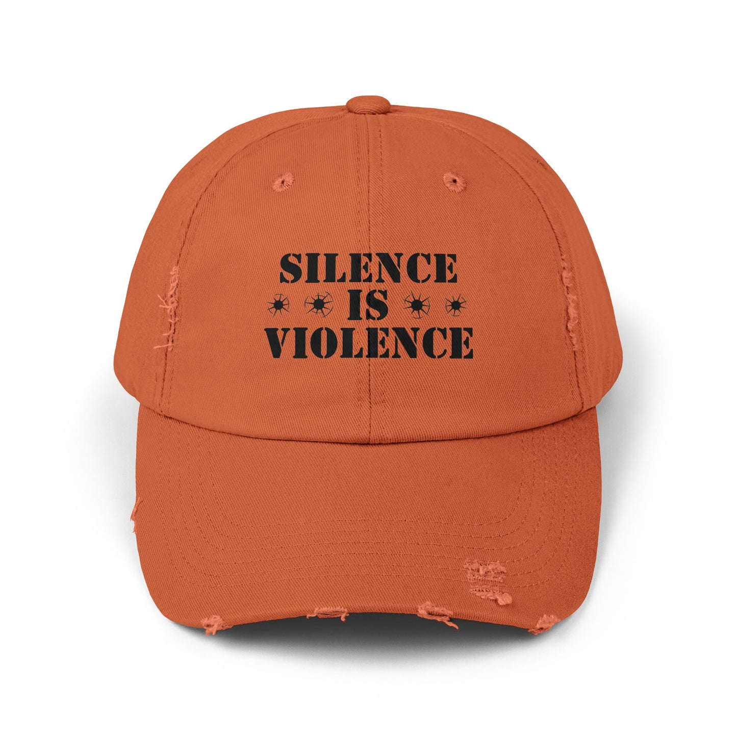 Silence is Violence Unisex Distressed Cap