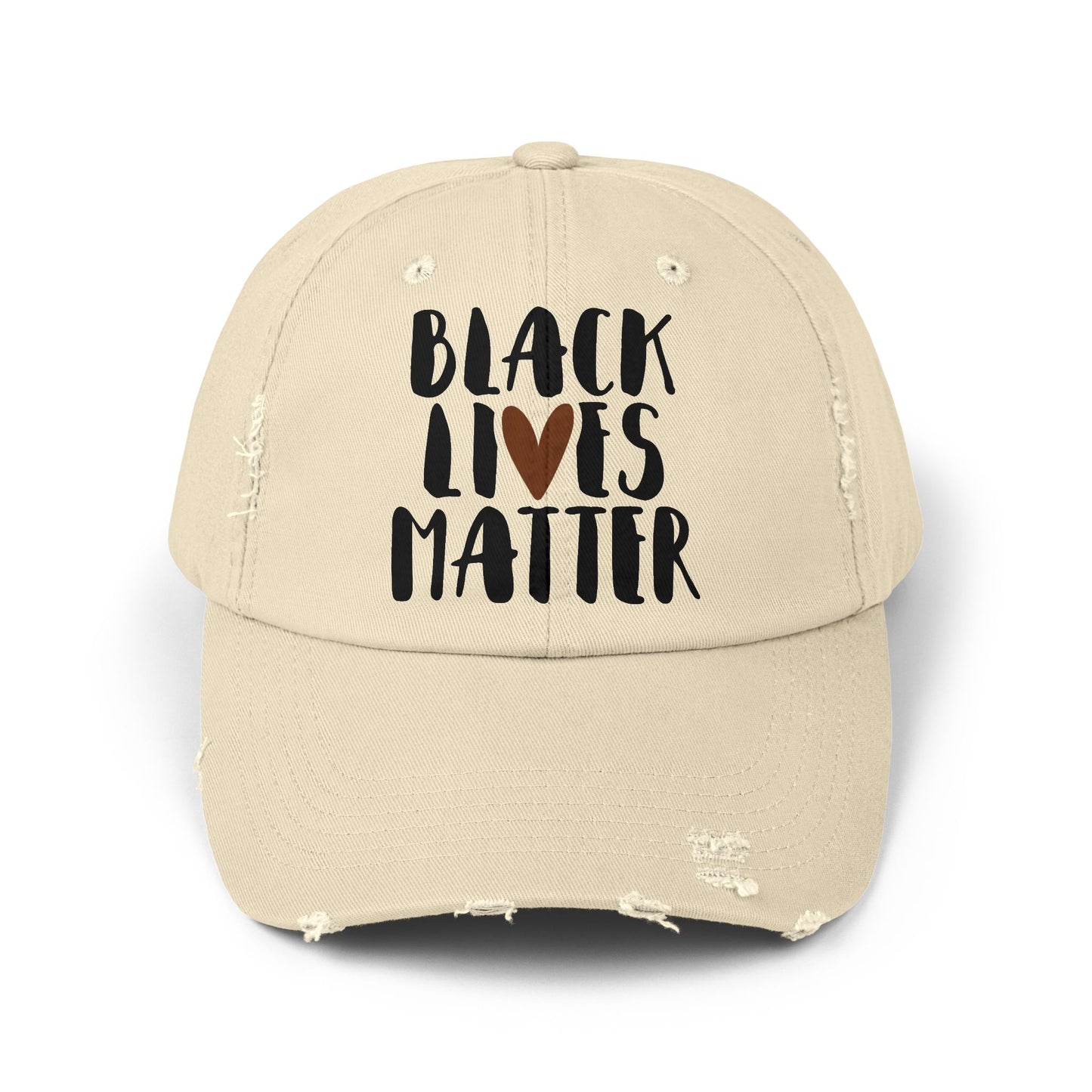 Black Lives Matter Unisex Distressed Cap