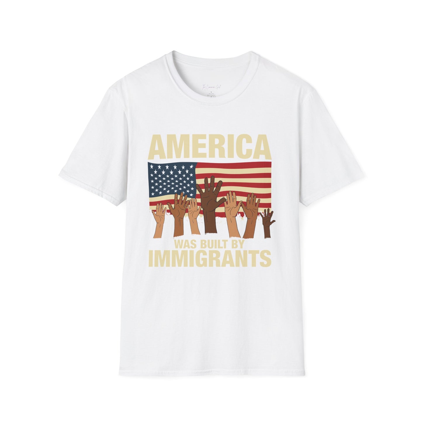 America Was Built By Immigrants Unisex T-Shirt
