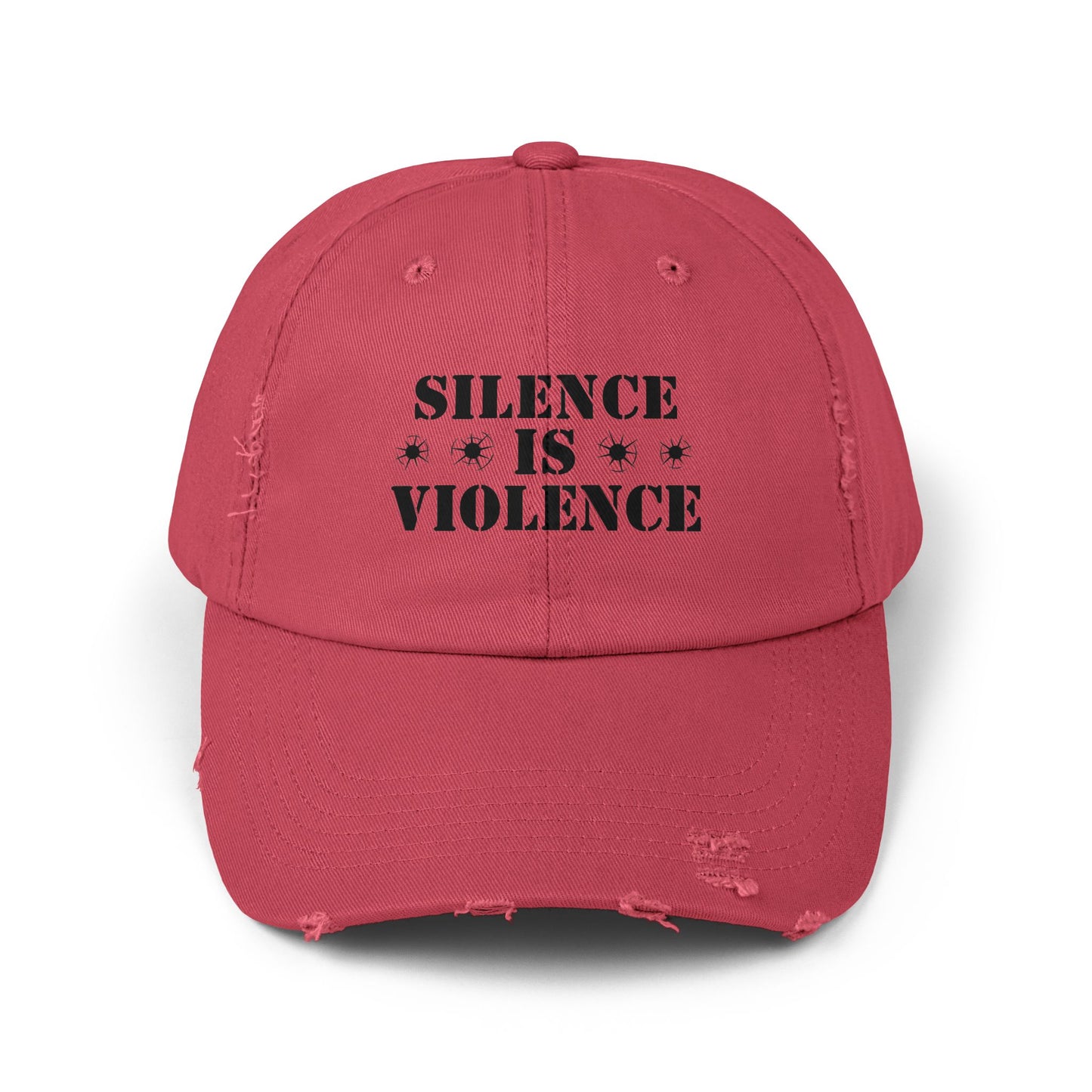 Silence is Violence Unisex Distressed Cap