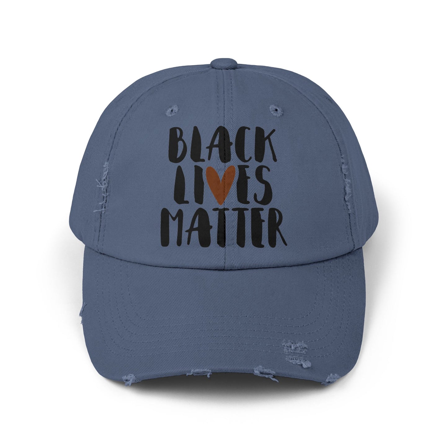 Black Lives Matter Unisex Distressed Cap