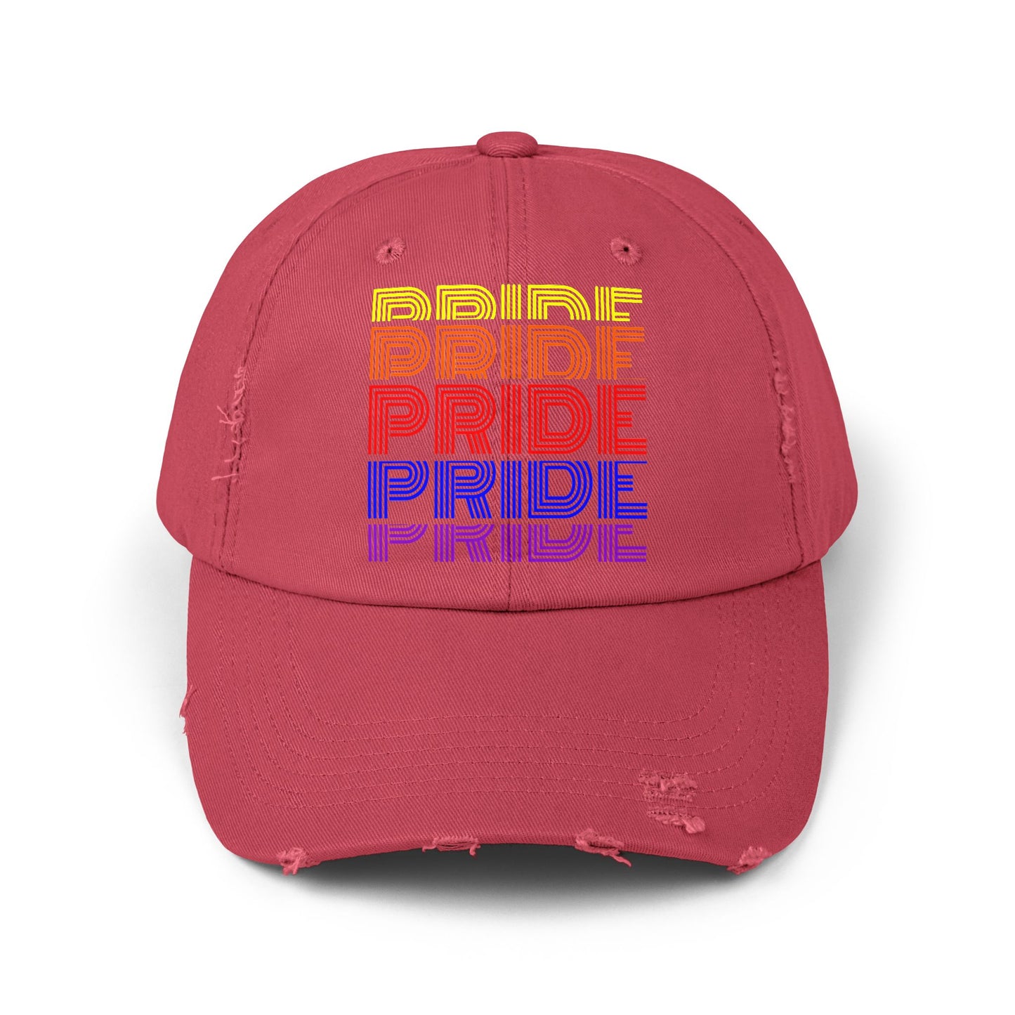 Pride Unisex Distressed Cap