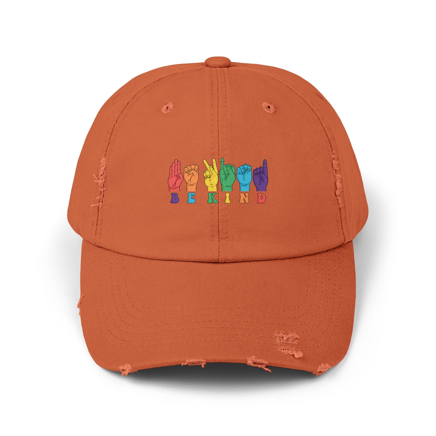 Be Kind Unisex Distressed Cap