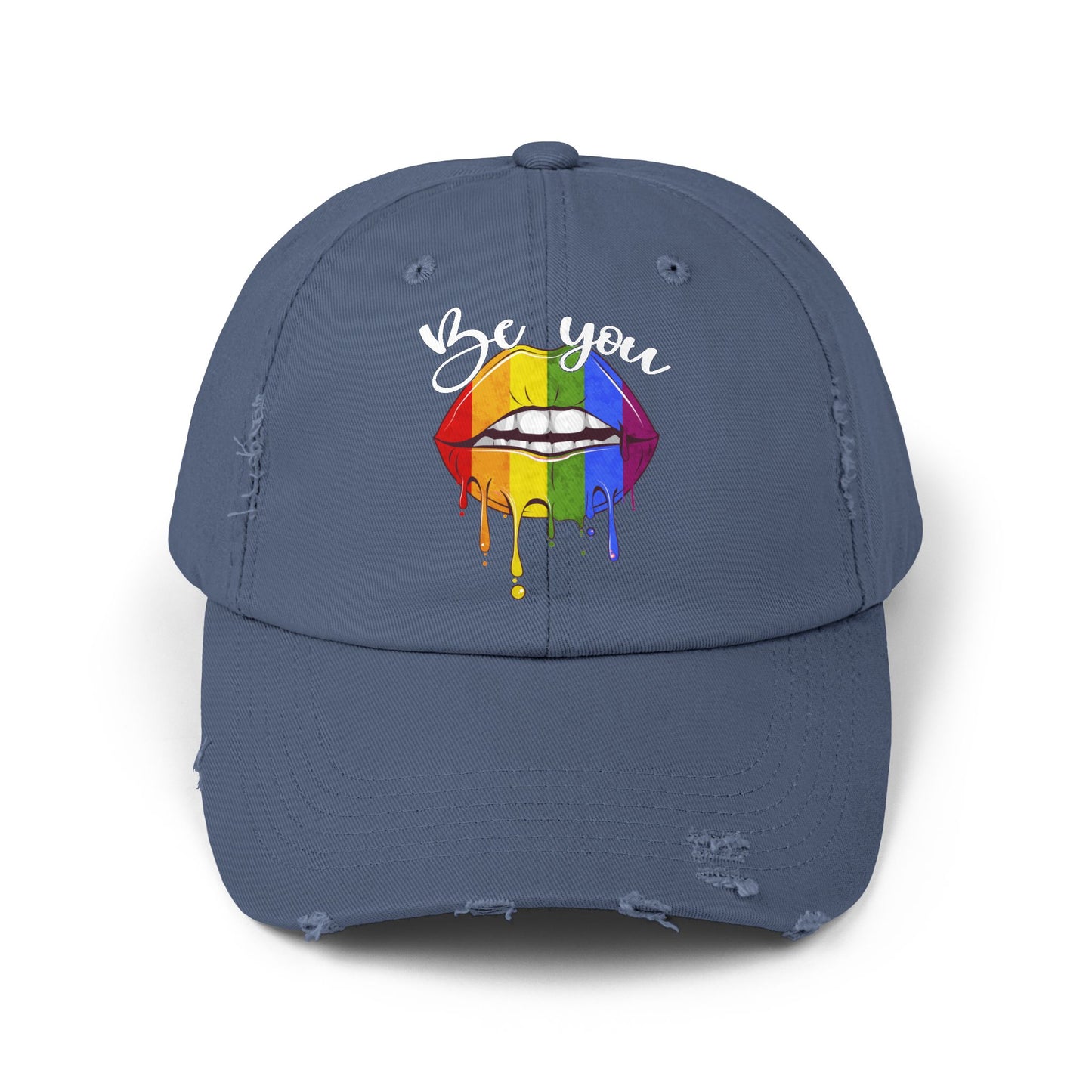 Be You Unisex Distressed Cap