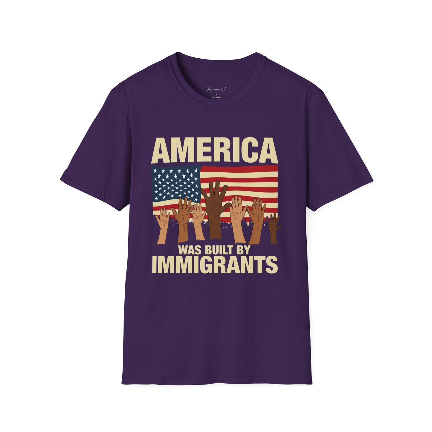 America Was Built By Immigrants Unisex T-Shirt