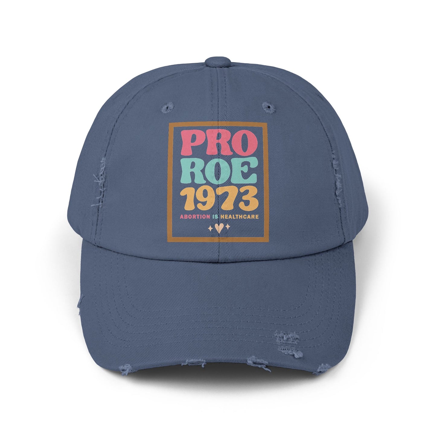 Pro Roe 1973 Unisex Distressed Cap