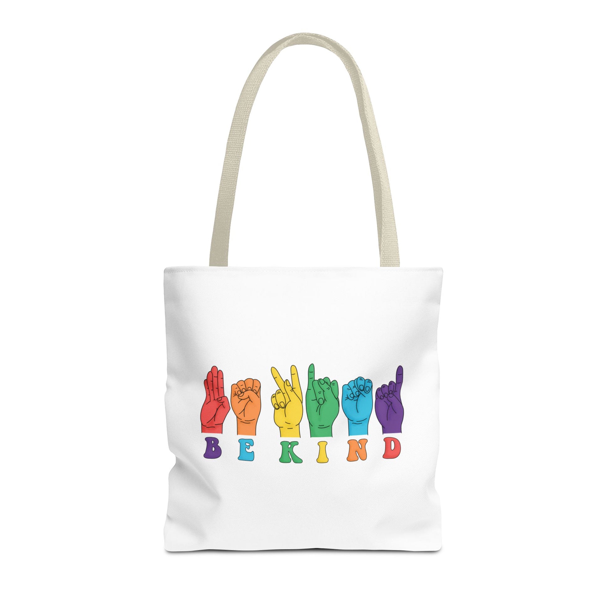 Be Kind Tote Bag Beige Handle
