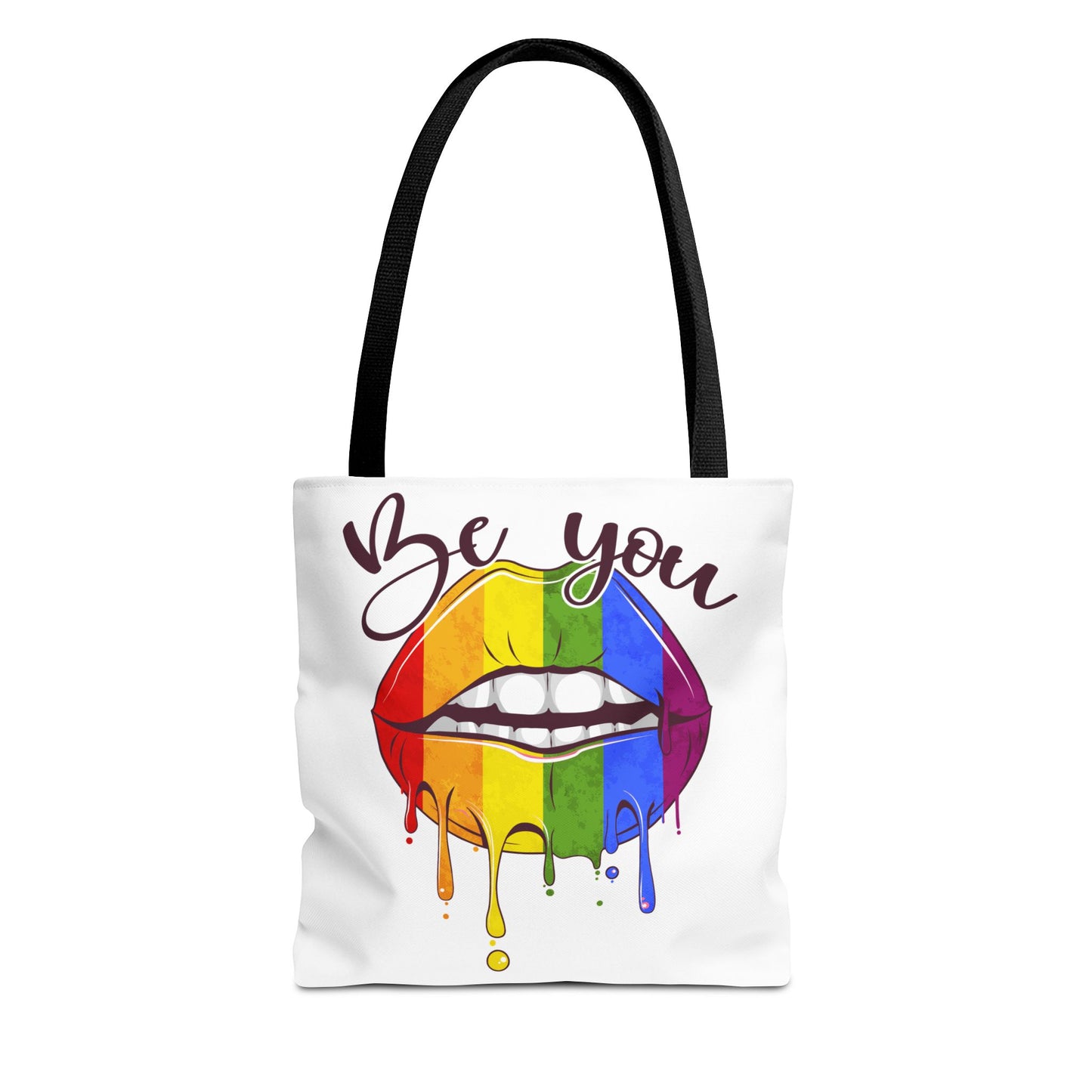 Be You Tote Bag Black Handle