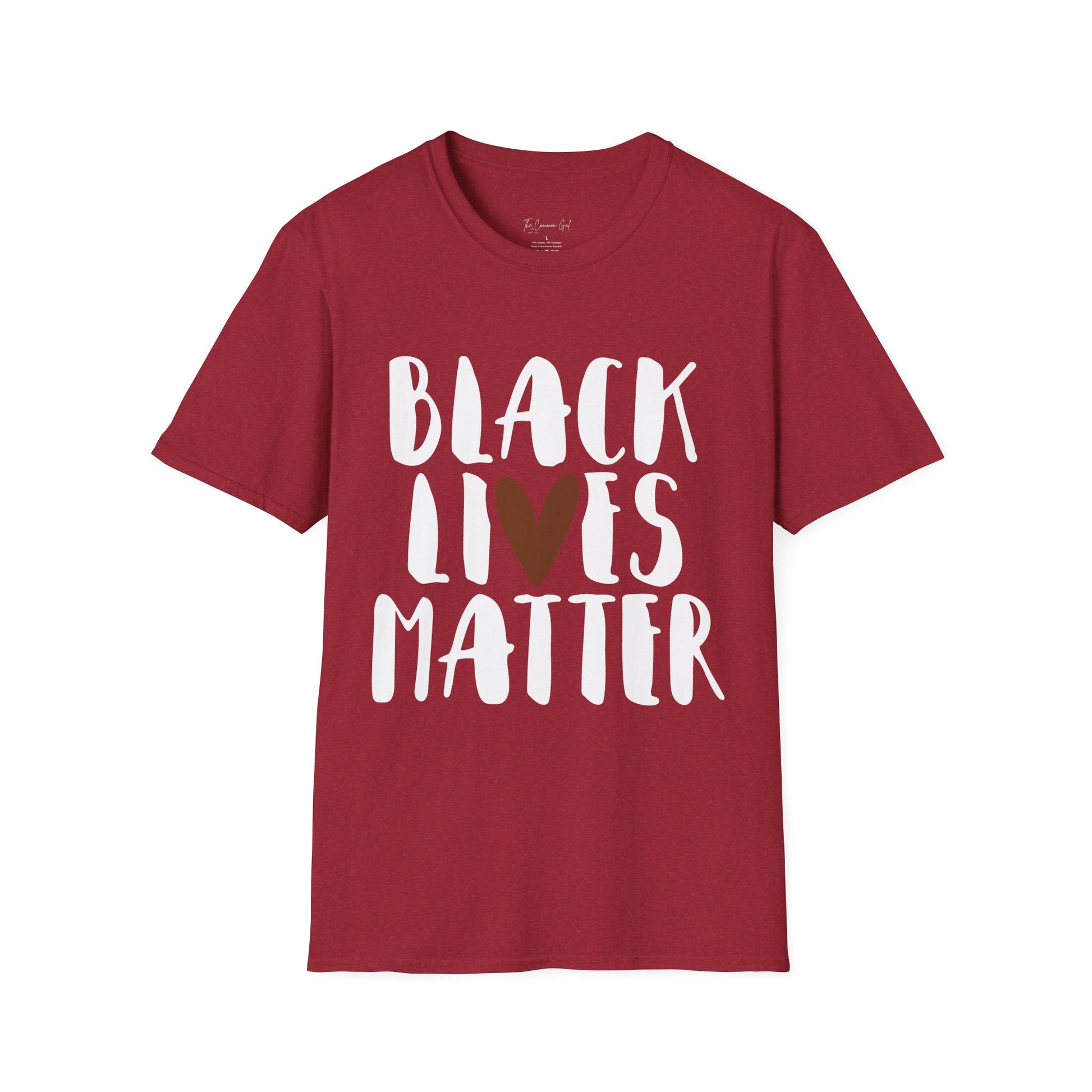 Black Lives Matter T-Shirt Antique Cherry Red