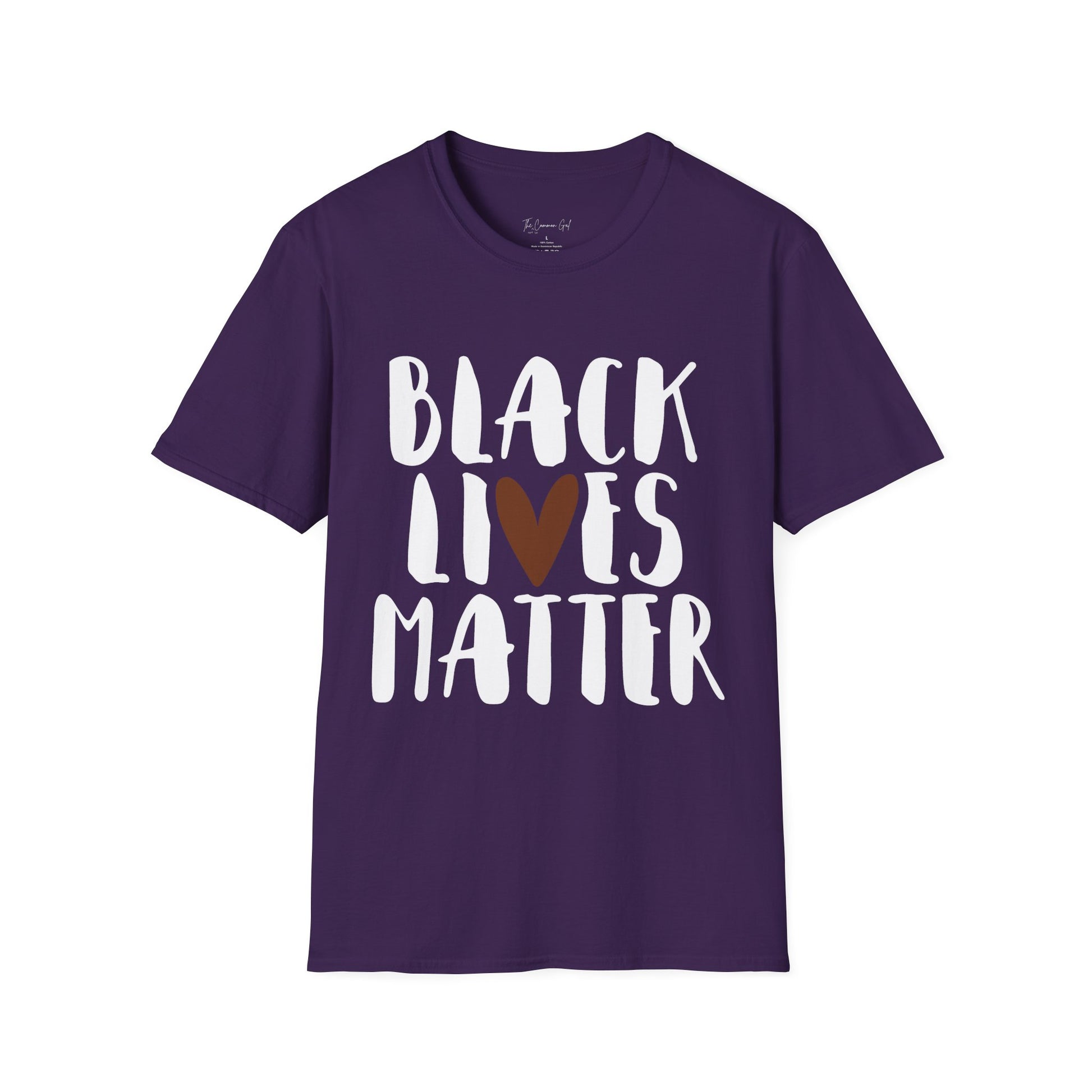 Black Lives Matter T-Shirt Purple