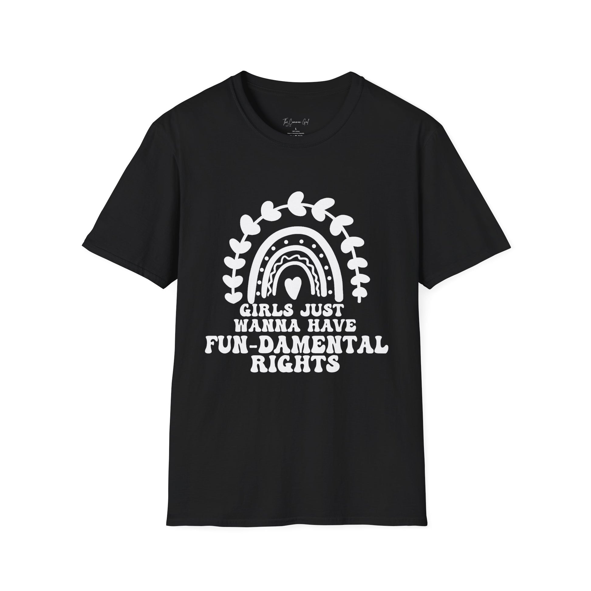 Girls Just Want To Have Fun-damental Rights T-Shirt Black