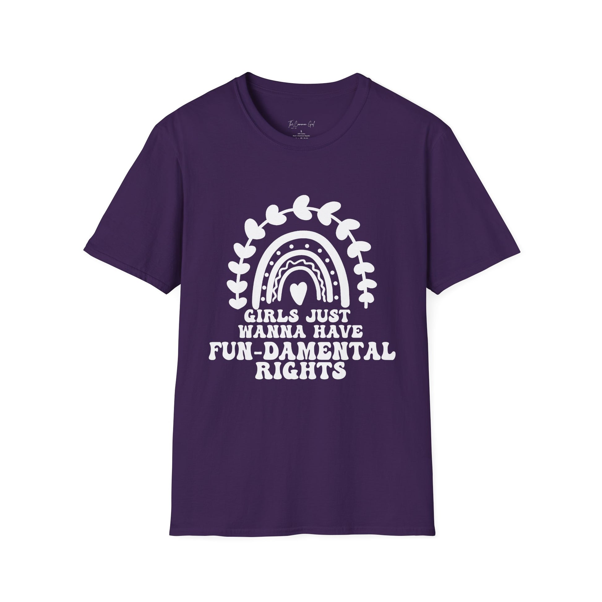 Girls Just Want To Have Fun-damental Rights T-Shirt Purple