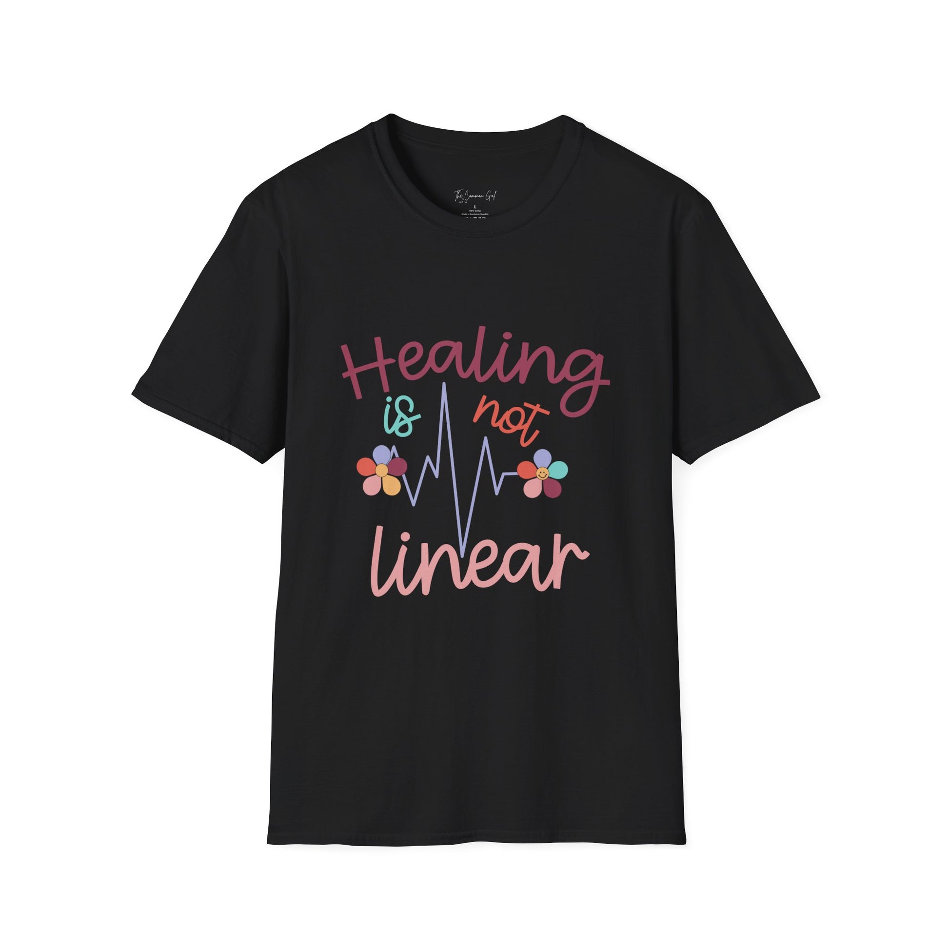 Healing Is Not Linear T-Shirt Black