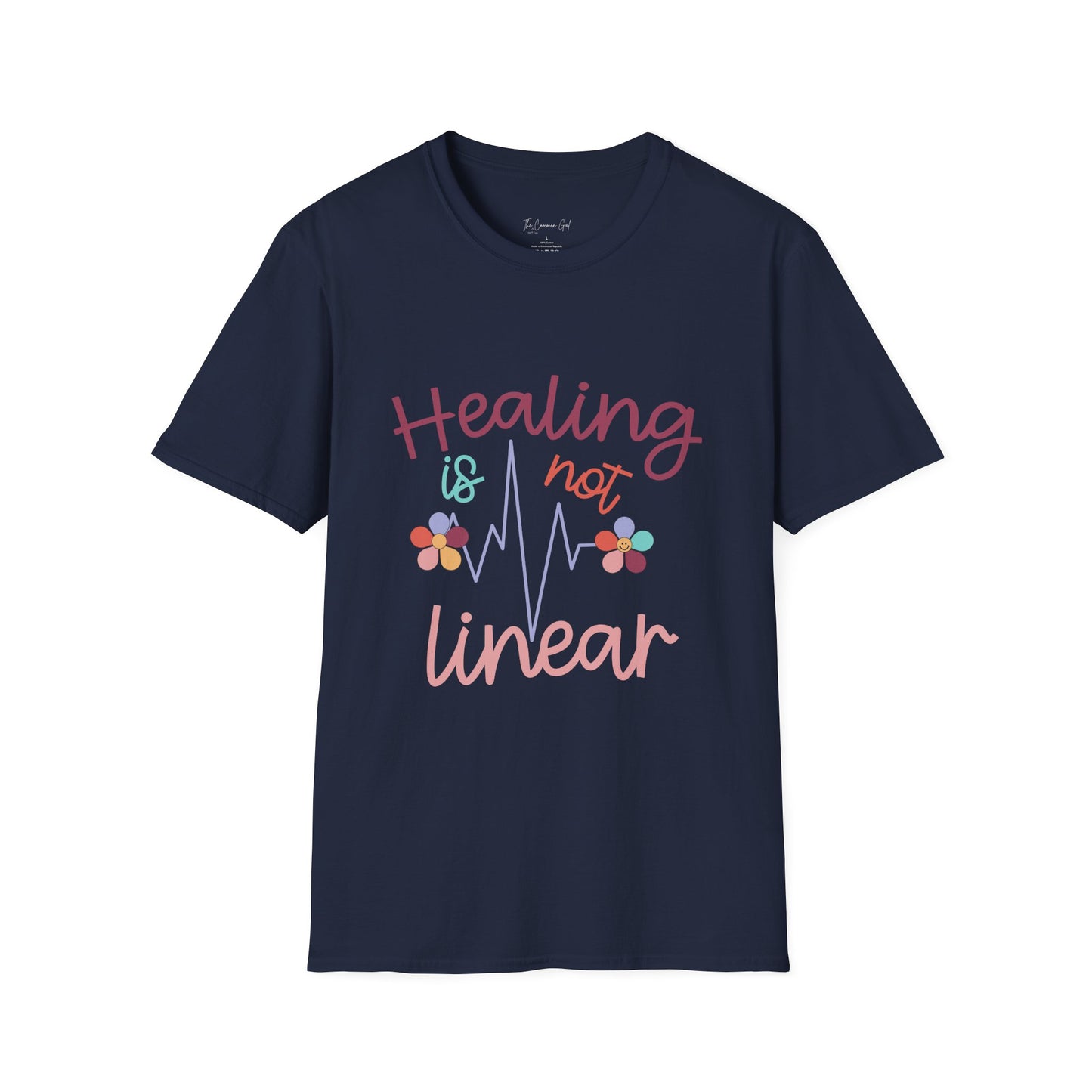 Healing Is Not Linear T-Shirt Navy