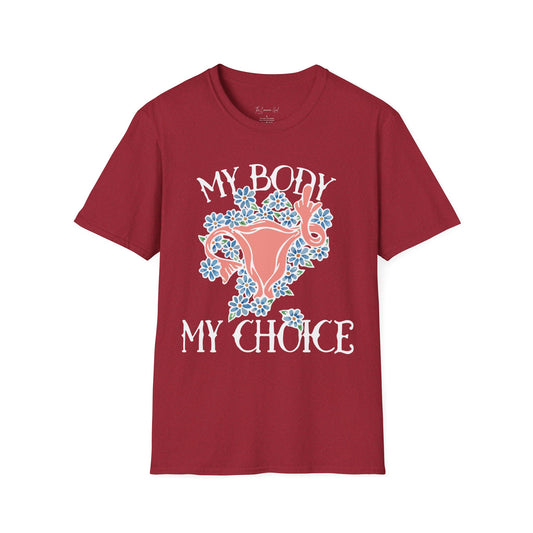 My Body. My Choice T-Shirt Antique Cherry Red